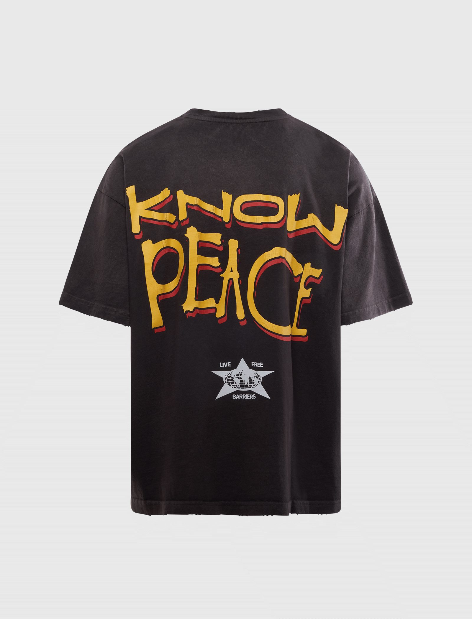 Barriers KNOW JUSTICE KNOW PEACE BOXY T-Shirt