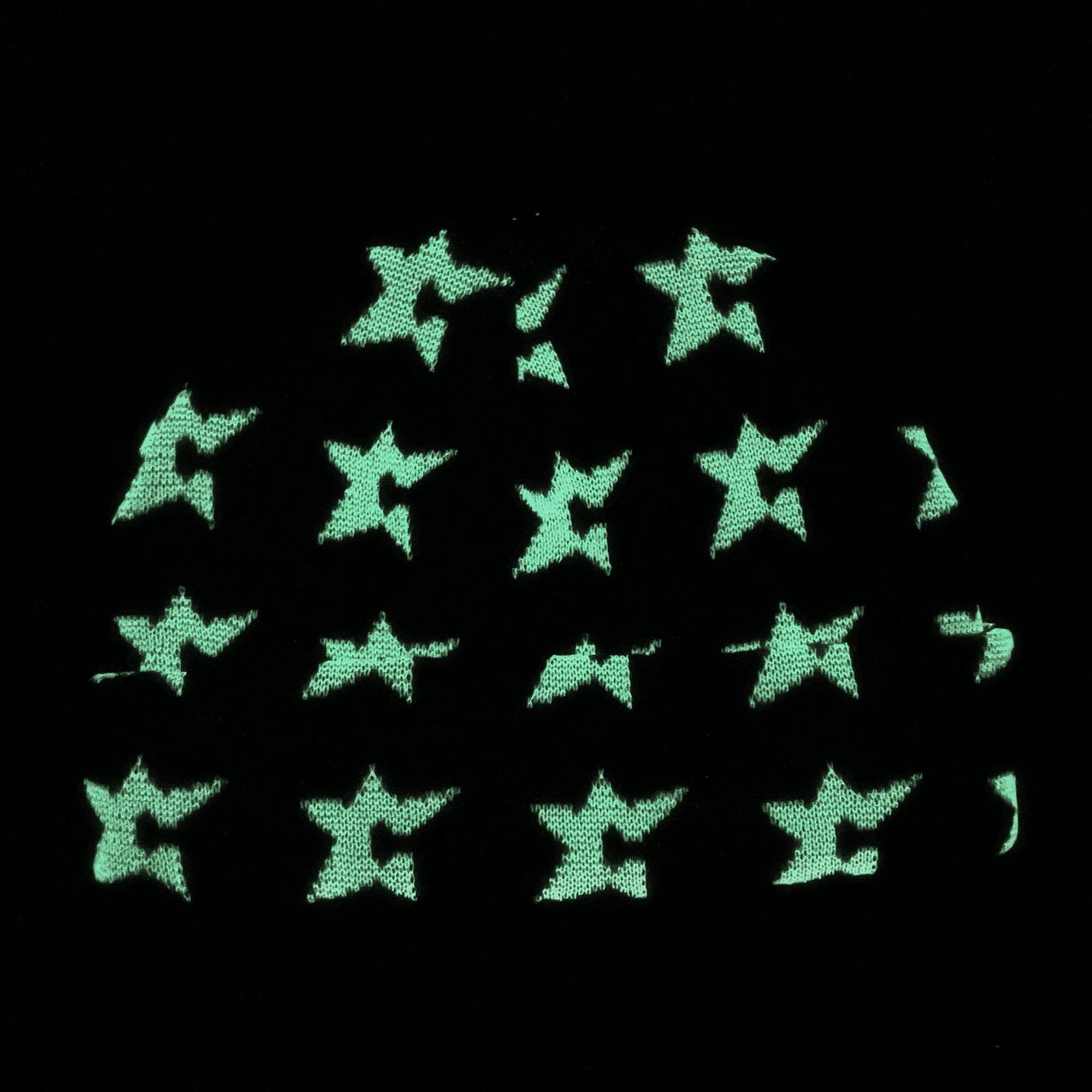 Carpet C - Star Glow In The Dark Beanie - Black