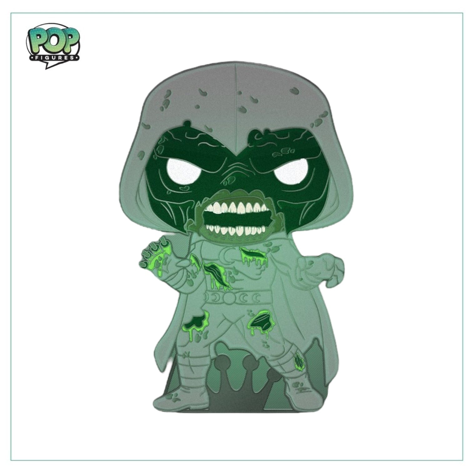 Marvel Zombie Moon Knight #32 Enamel Pop! Pin #32 - Marvel Zombies - Glows in the Dark