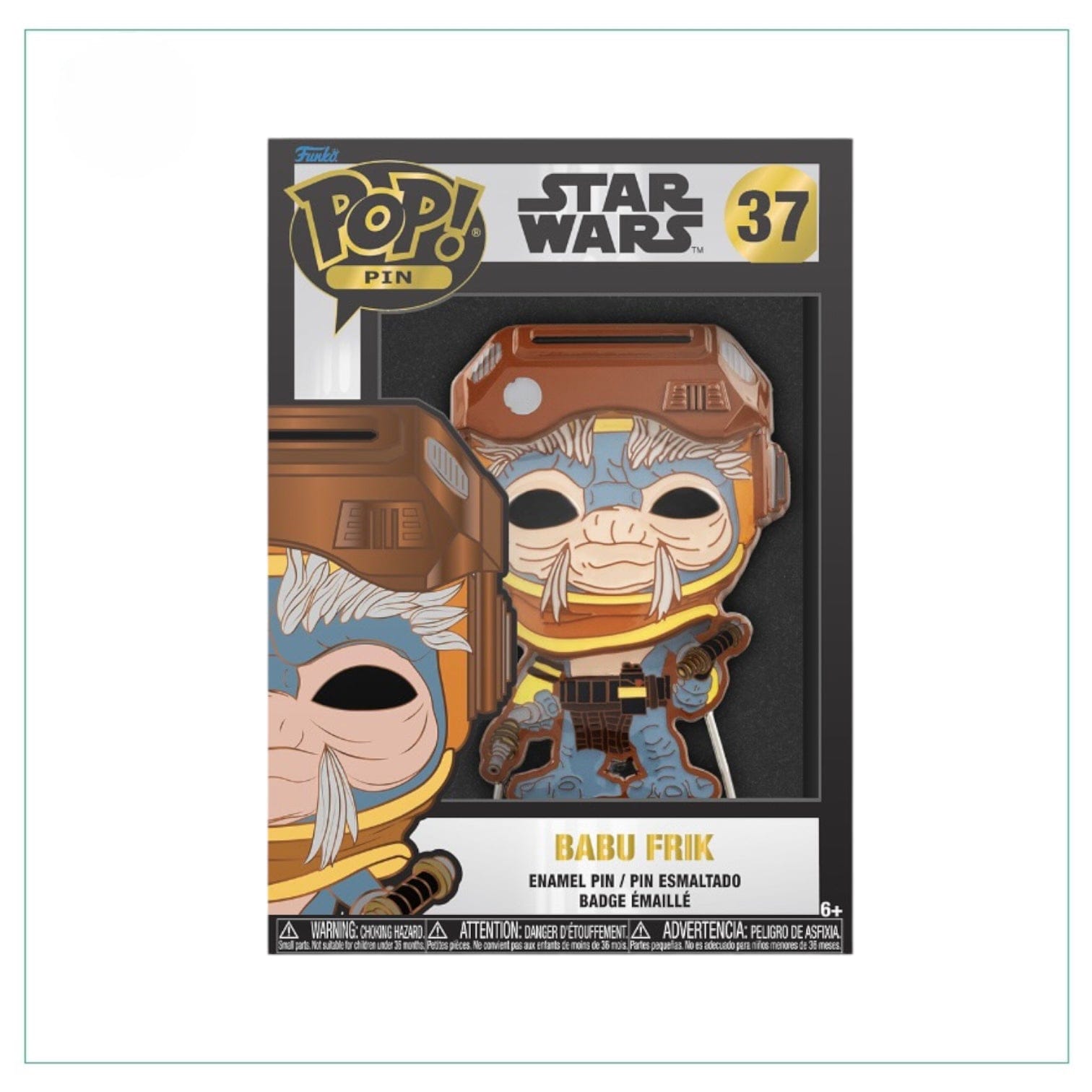 Star Wars Babu Frik #37 Funko Enamel Pop! Pin - Star Wars