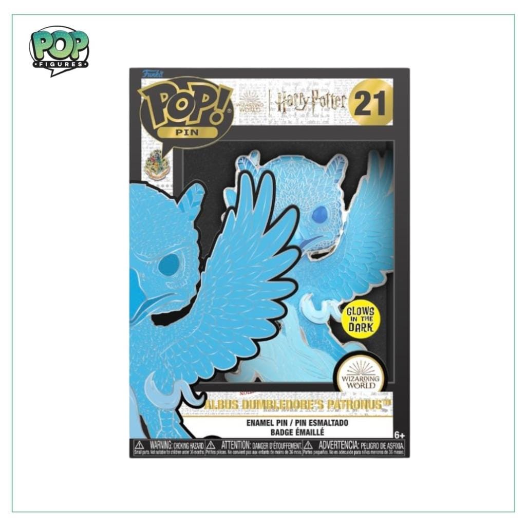 Harry Potter Albus Dumbledore's Patronus #21 Enamel Pop! Pin - Harry Potter - Glows in the Dark
