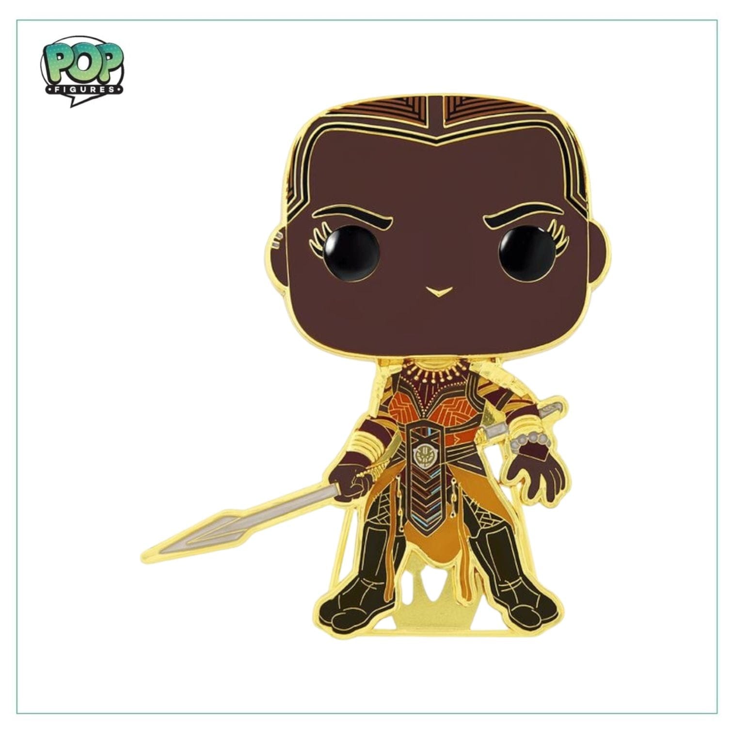 INFINITY Okoye #25 Funko Enamel Pop! Pin - The Infinity Saga