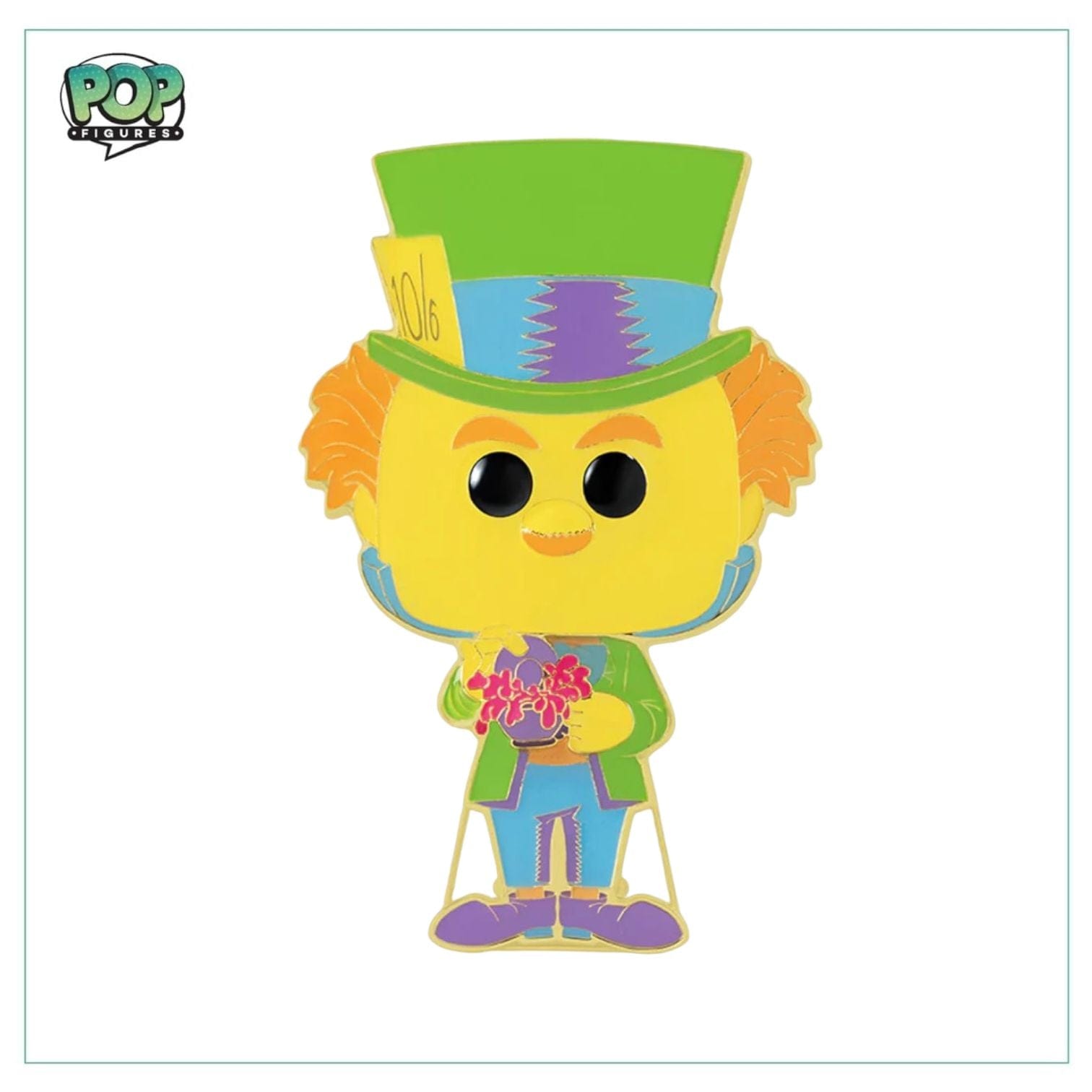 ALICE Mad Hatter #18 Enamel Pop! Pin - Alice in Wonderland - Glow in the Dark