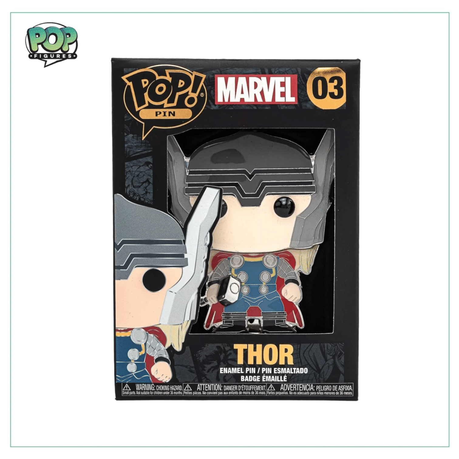 Marvel Thor #03 Funko Enamel Pin! Marvel