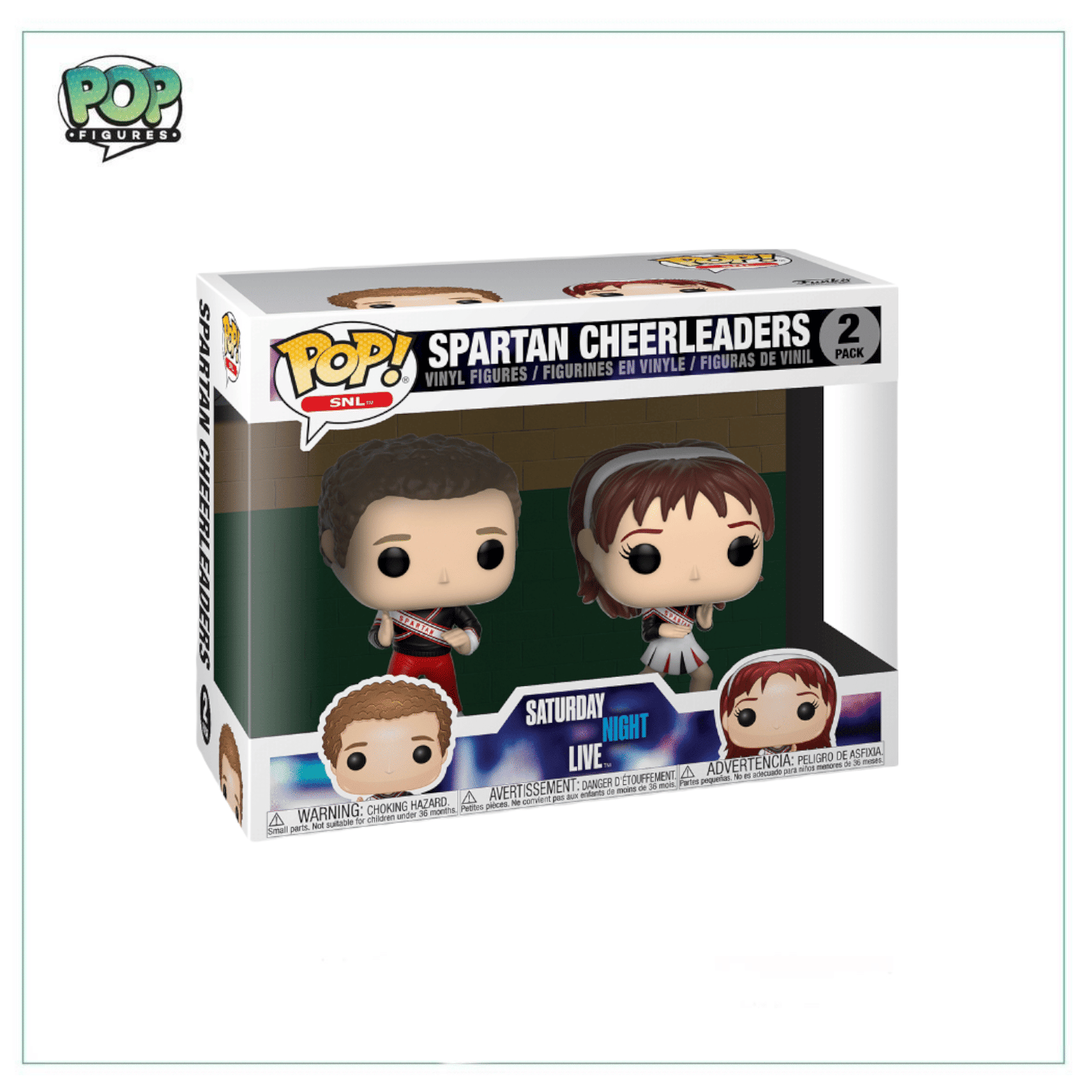 LIVE Spartan Cheerleaders 2 Pack Deluxe Vinyl! Saturday Night Live