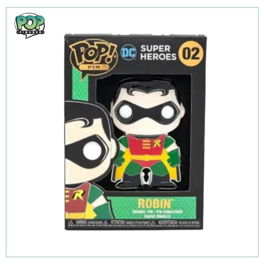Super Heroes Robin #02 Funko Enamel Pin! DC Super Heroes