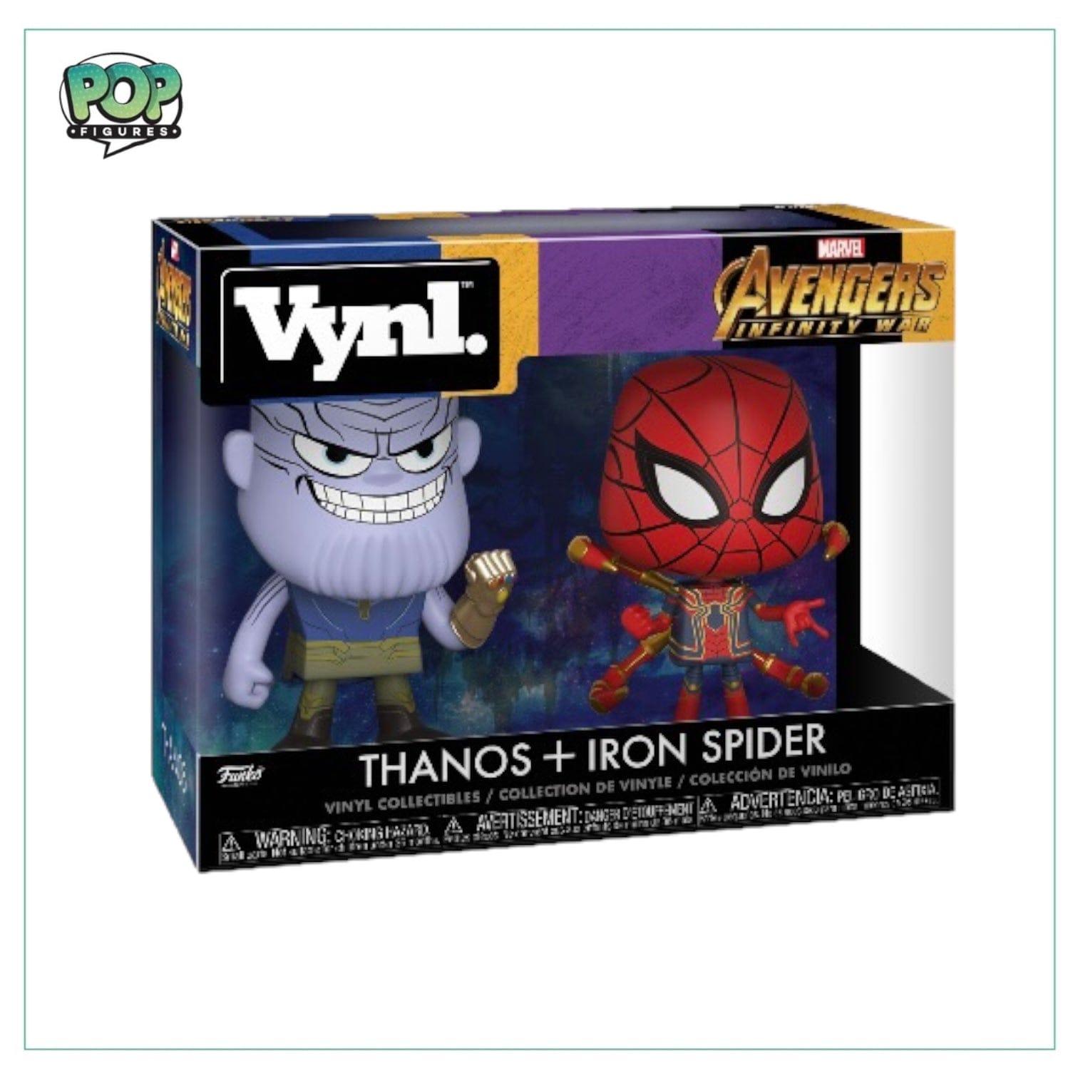 INFINITY Thanos and Iron Spider 2 Pack Funko Vynl. - Infinity War - Marvel