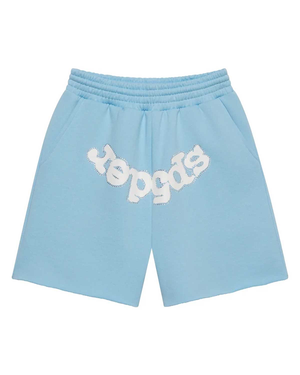 Sp5der Worldwide Sp5der OG Web Sweatshorts Sky Blue