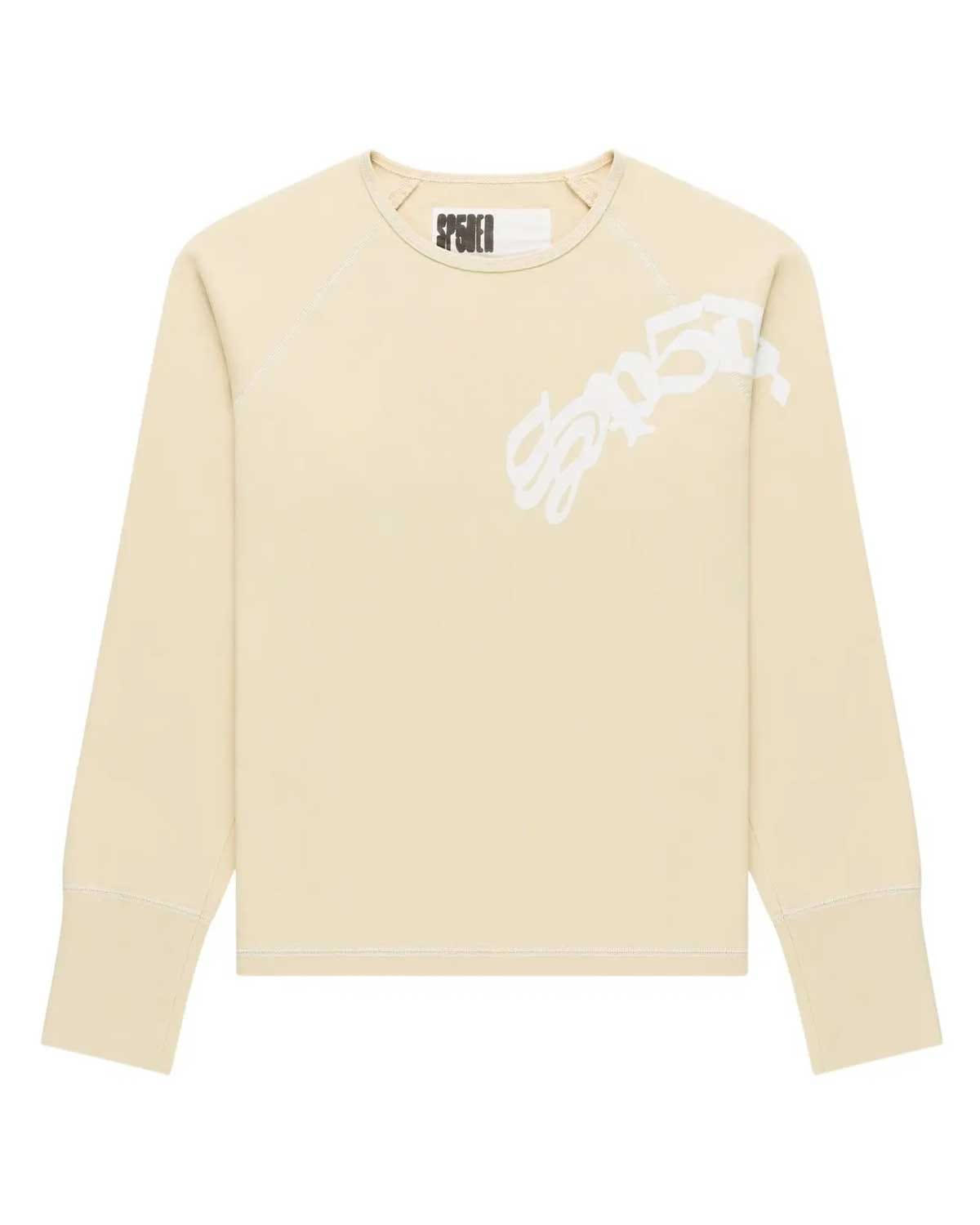 Sp5der Worldwide Sp5der Oxy L/S T-Shirt Cream