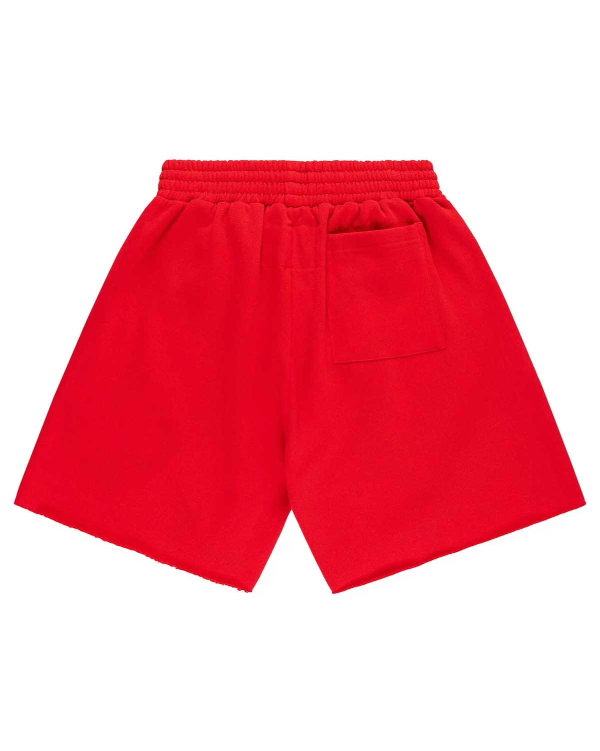 Sp5der Worldwide Sp5der OG Web Studded Sweatshorts Red