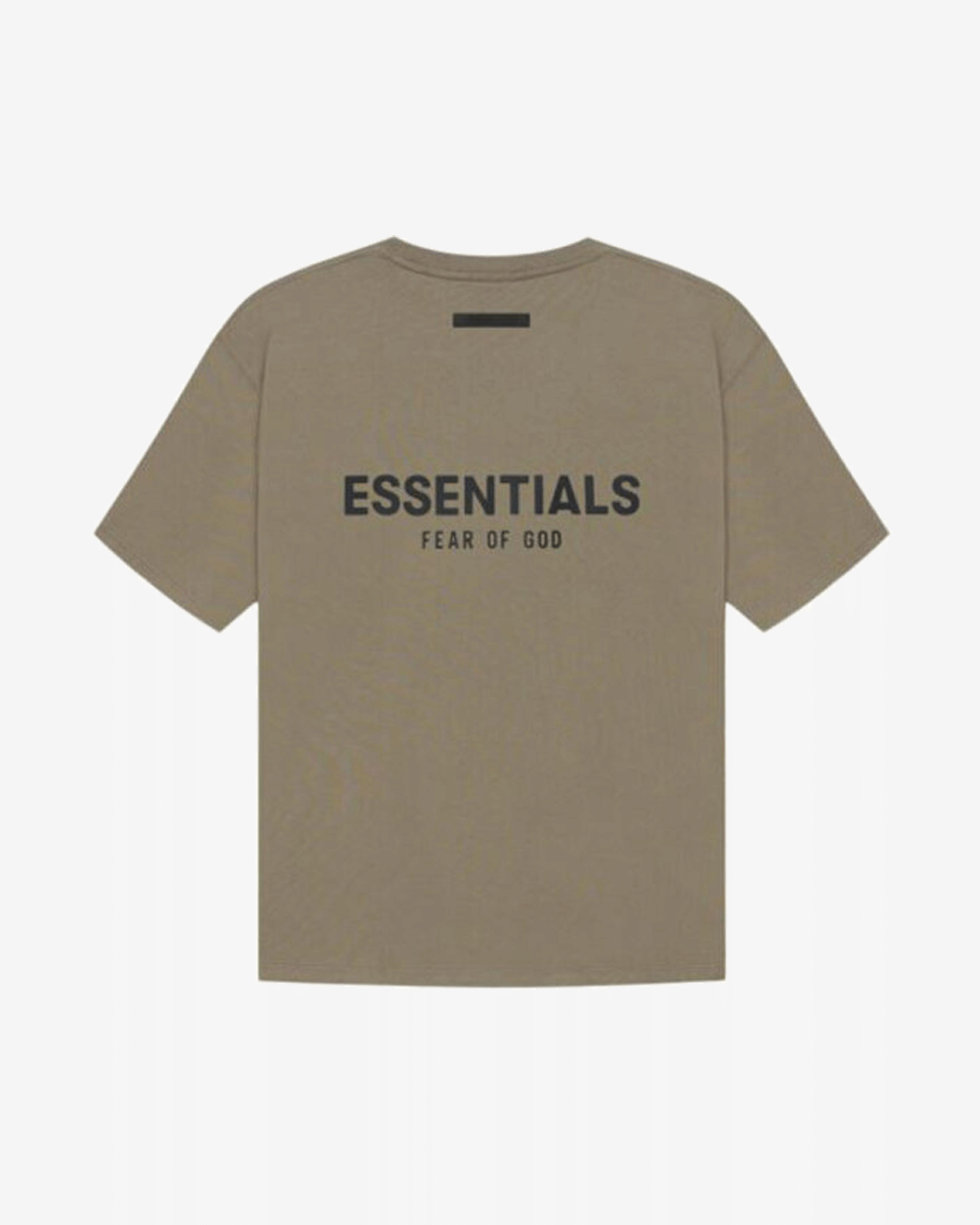 FOG ESSENTIALS SS21 SILICON APPLIQUE LOGO TAUPE T-Shirt