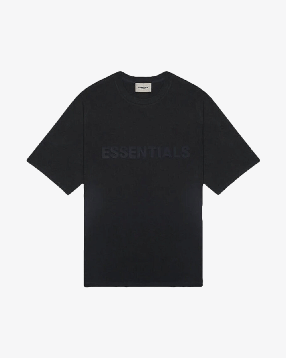 FOG ESSENTIALS SS20 3D SILICON APPLIQUE LOGO BLACK T-Shirt