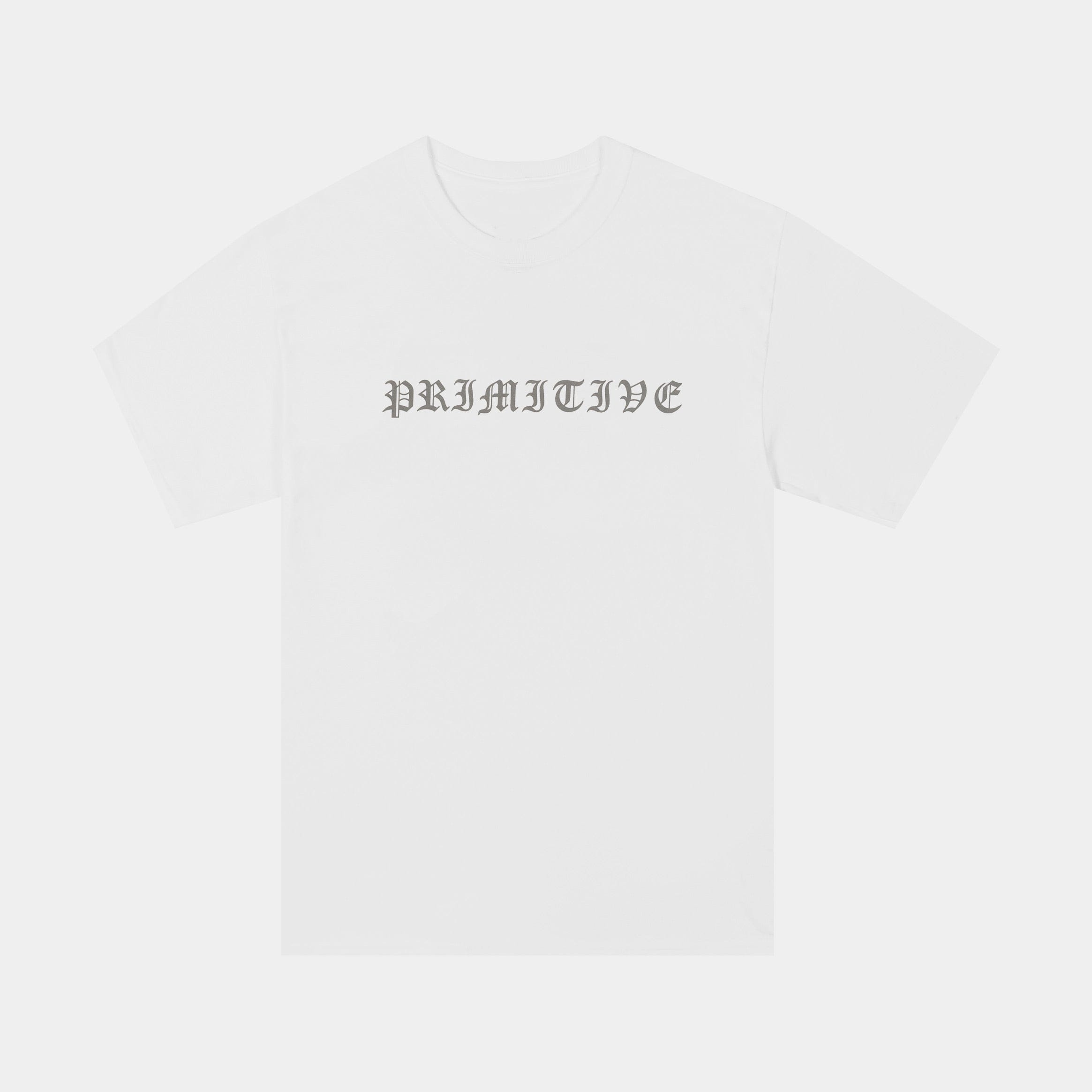 Primitive Chopper Mens Short Sleeve Shirt (White/Black)