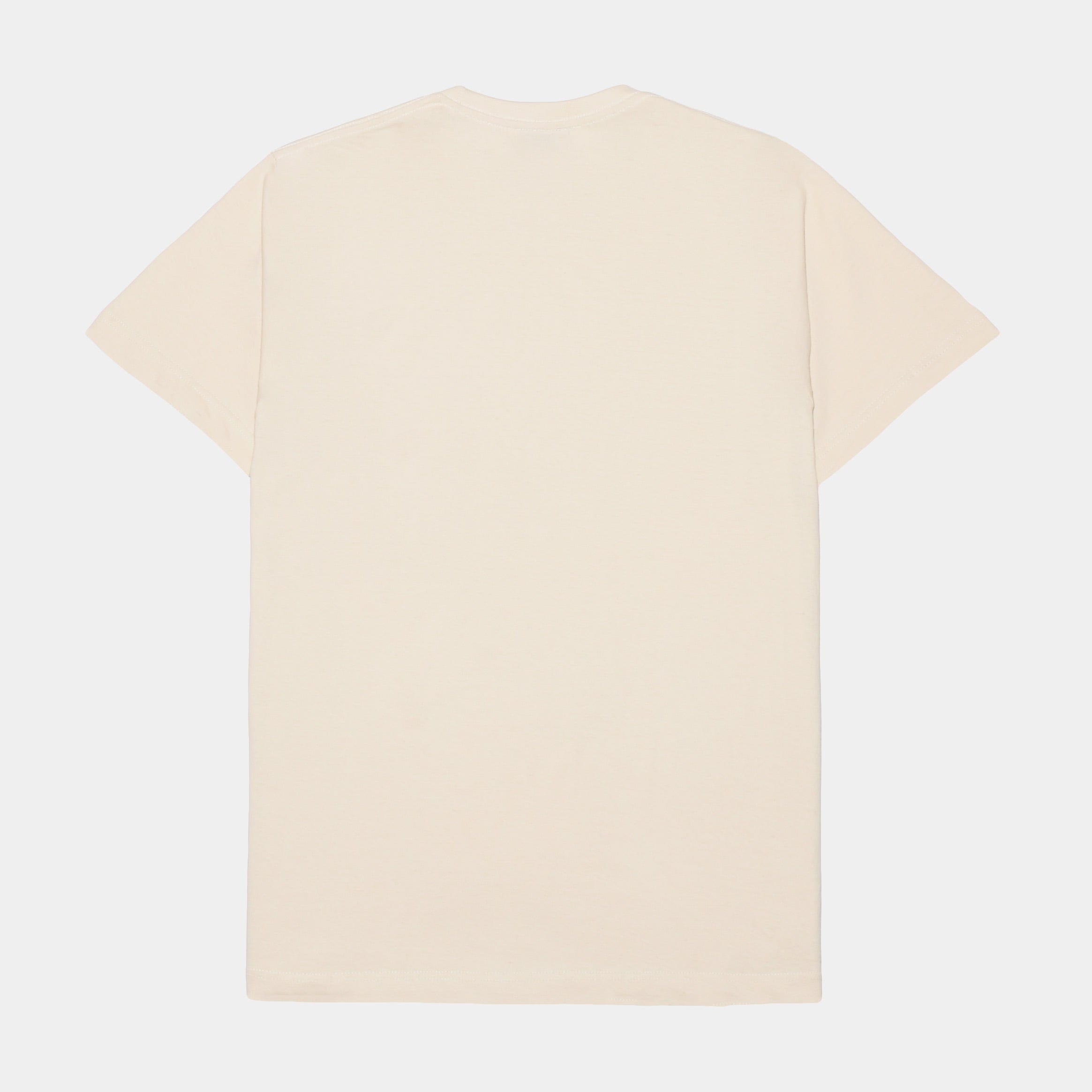 Maison Article Solid Novelty Mens Short Sleeve Shirt (Tan)