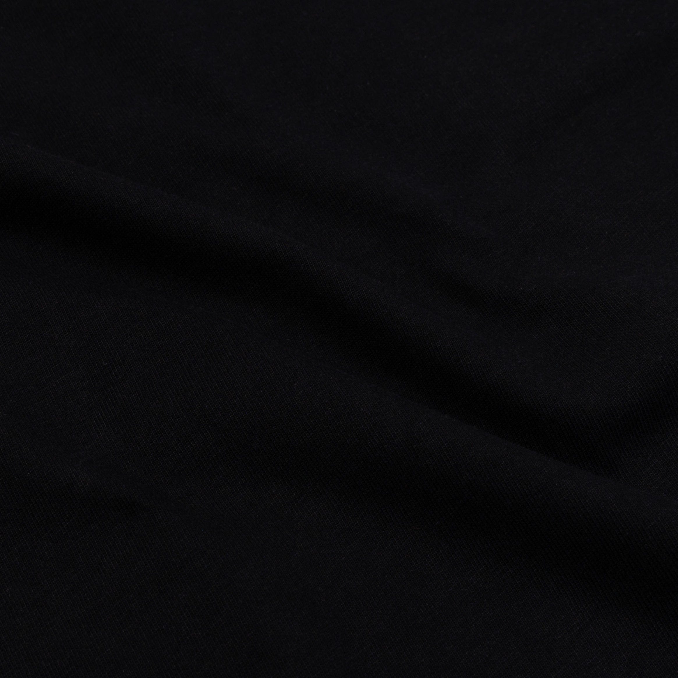 SACRE Solid T-Shirt Womens Short Sleeve Shirt (Black)