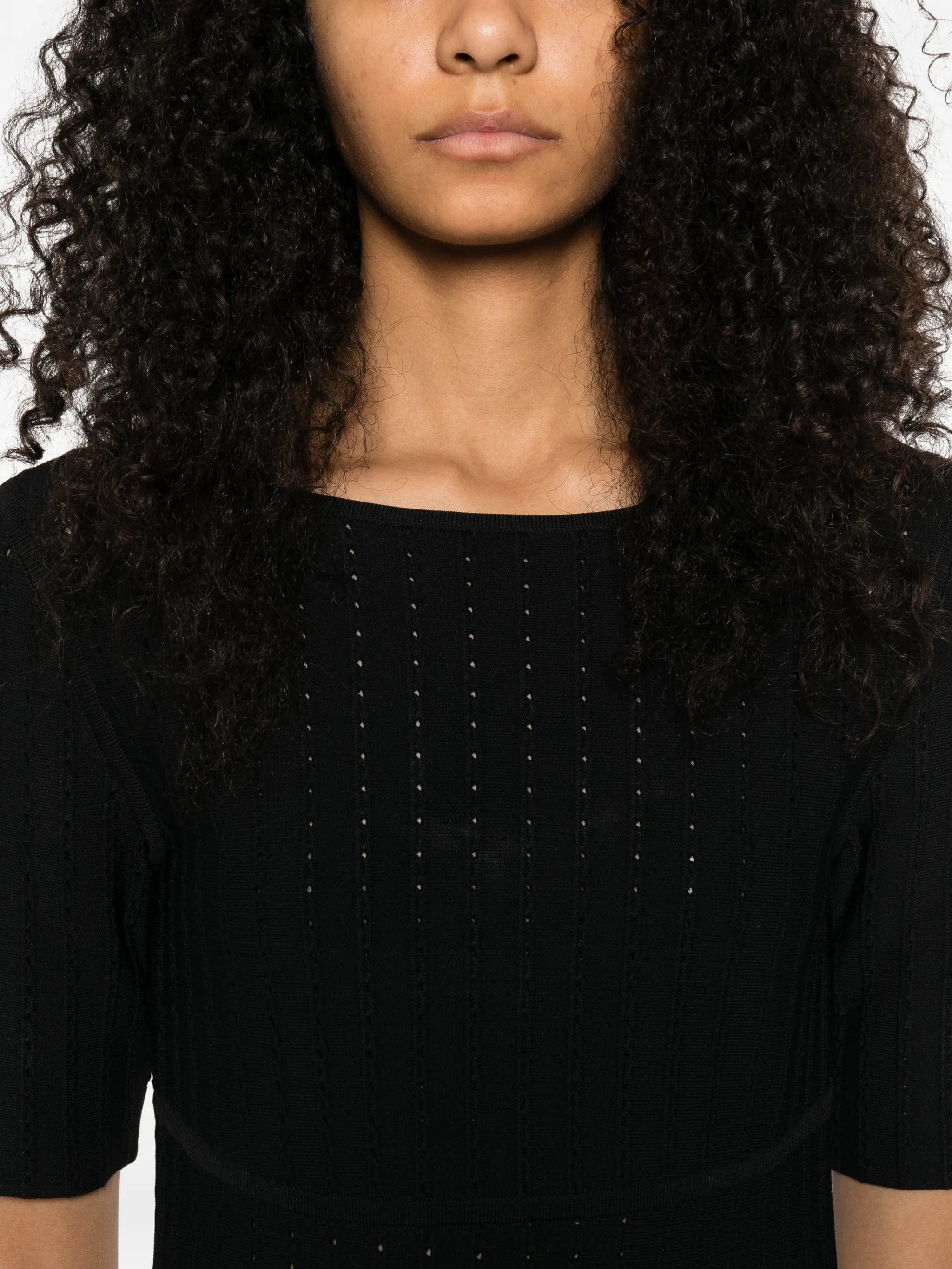Hervé Léger Short sleeve dress