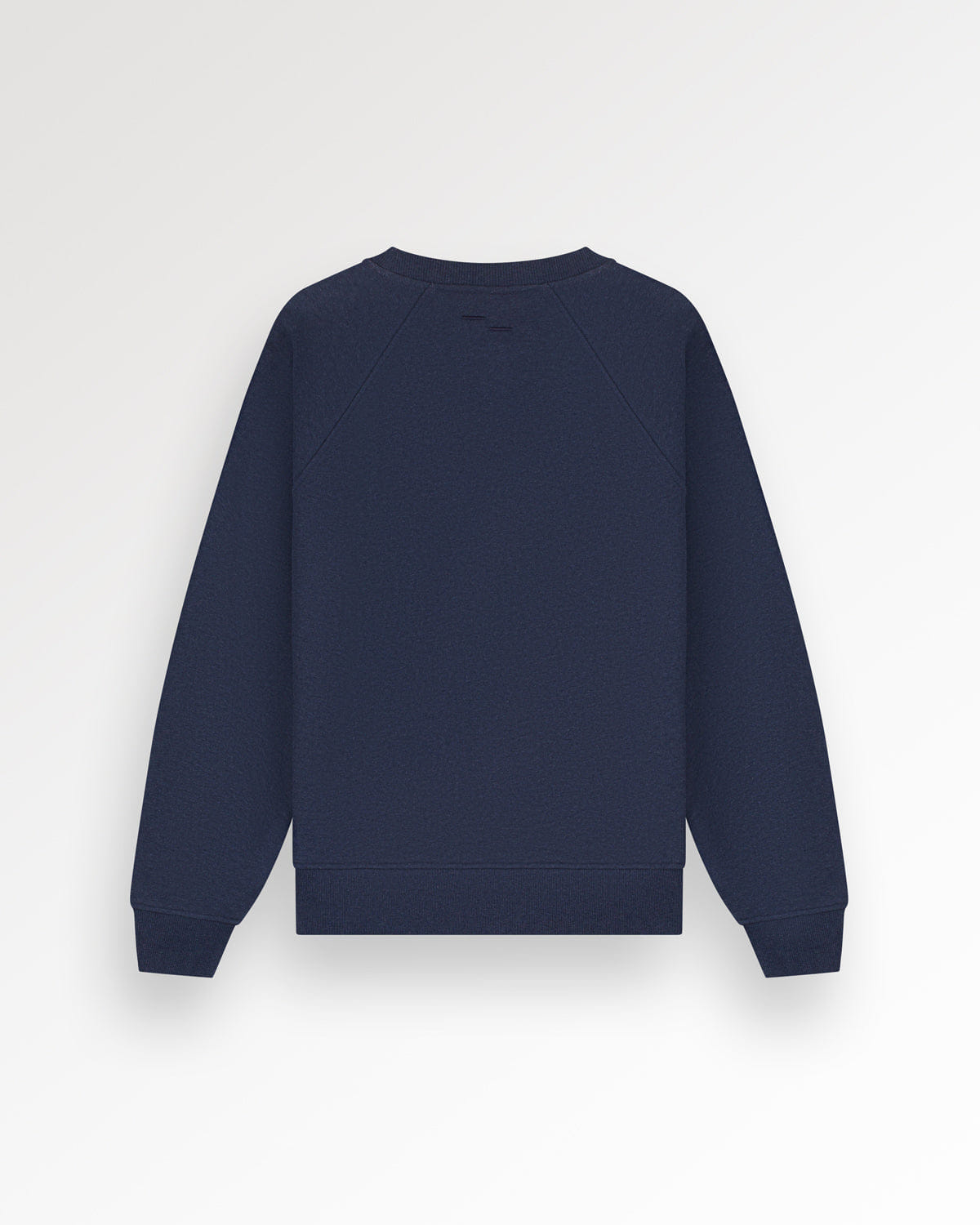 Conventional Sweatshirt Embroidered Knot Melange Navy