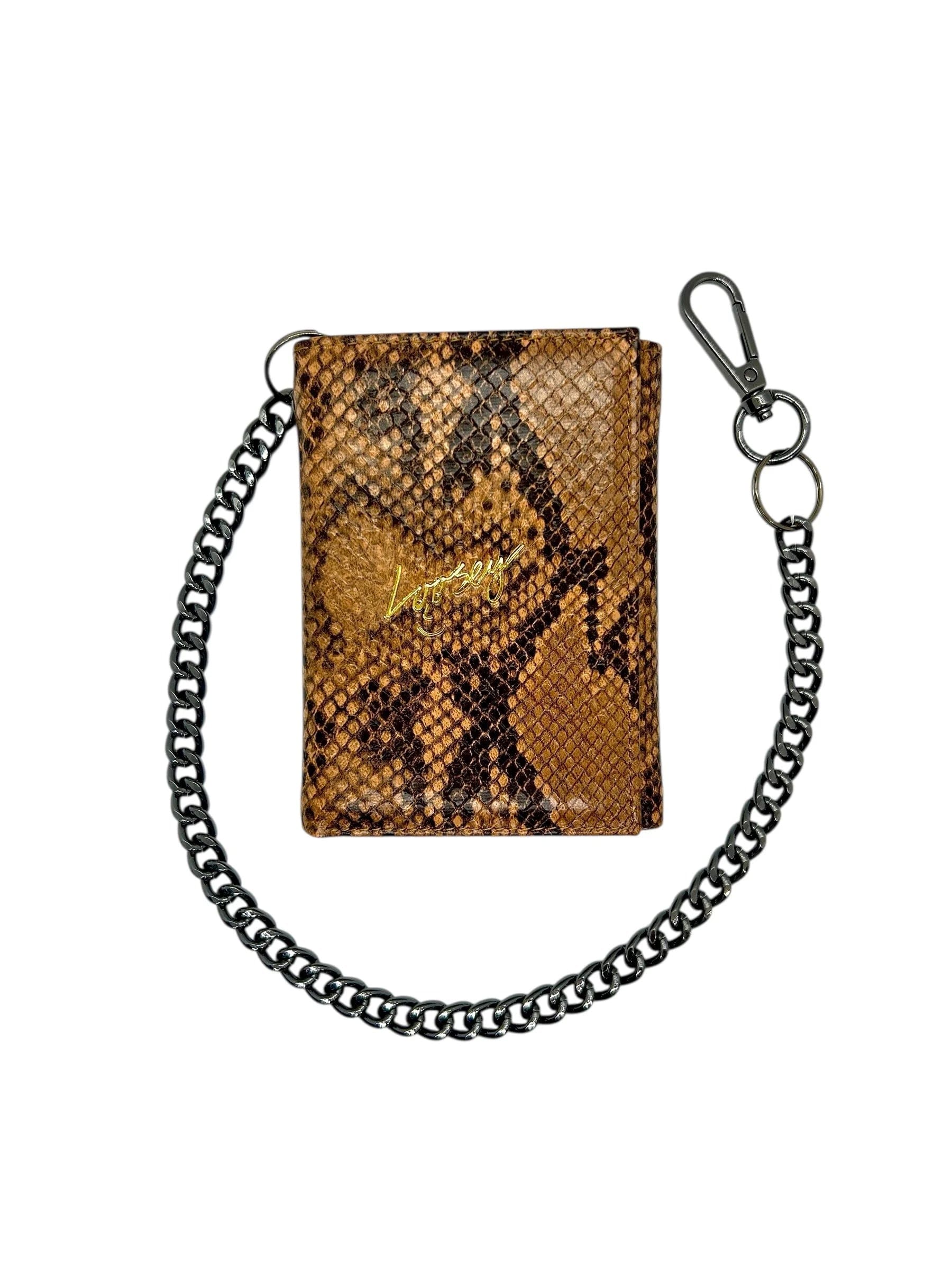 Loosey Snake Skin Chain Gang Wallet