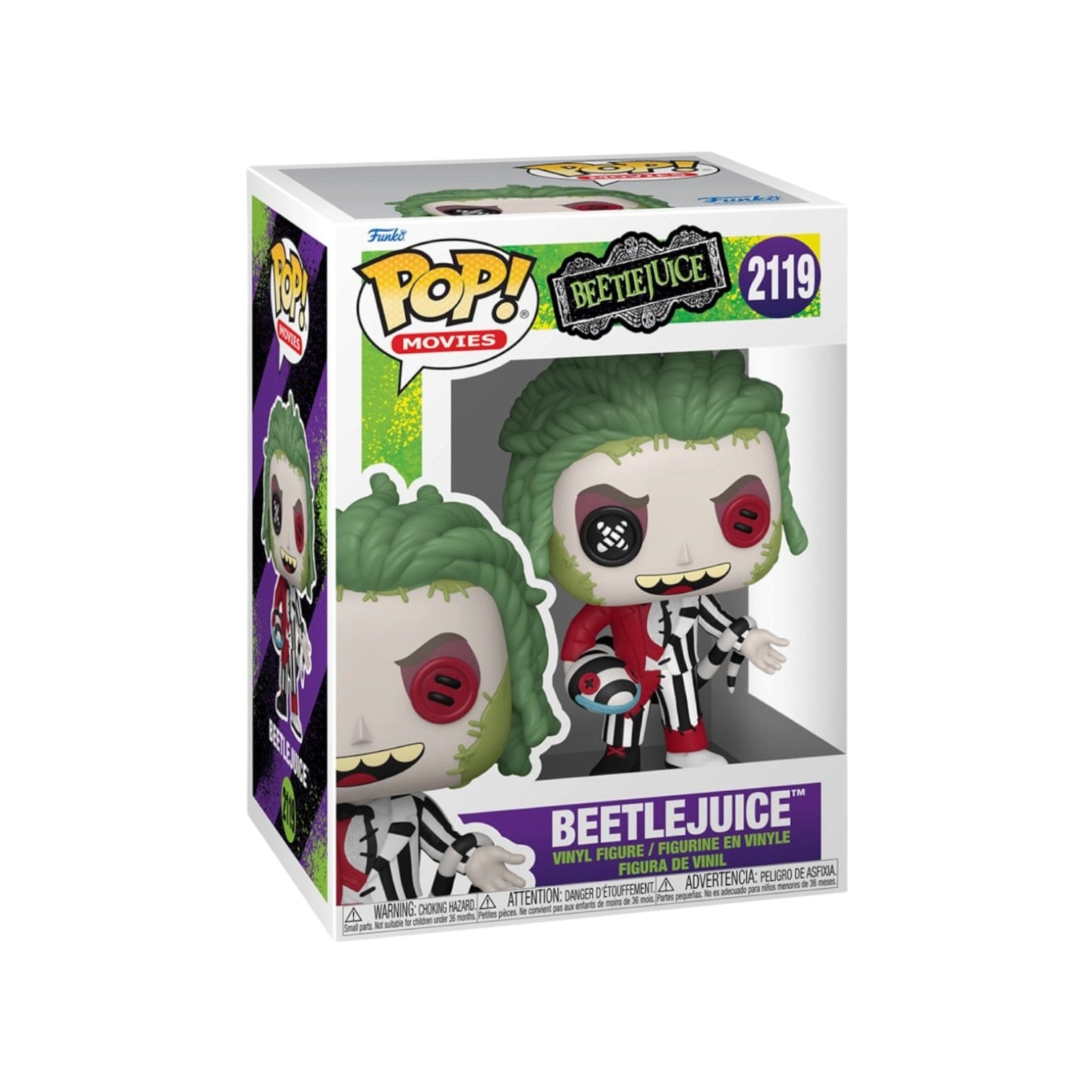 Beetlejuice (Patchwork) #2119 Funko Pops - Beetlejuice - PREORDER