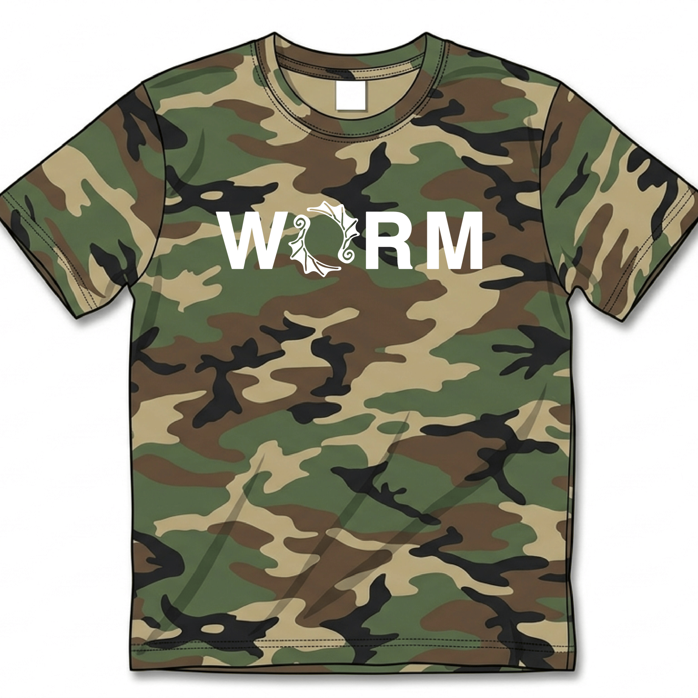 チケット+ WORM OSAKA 5th ANNIVERSARY LOGO T - shirt CAMO