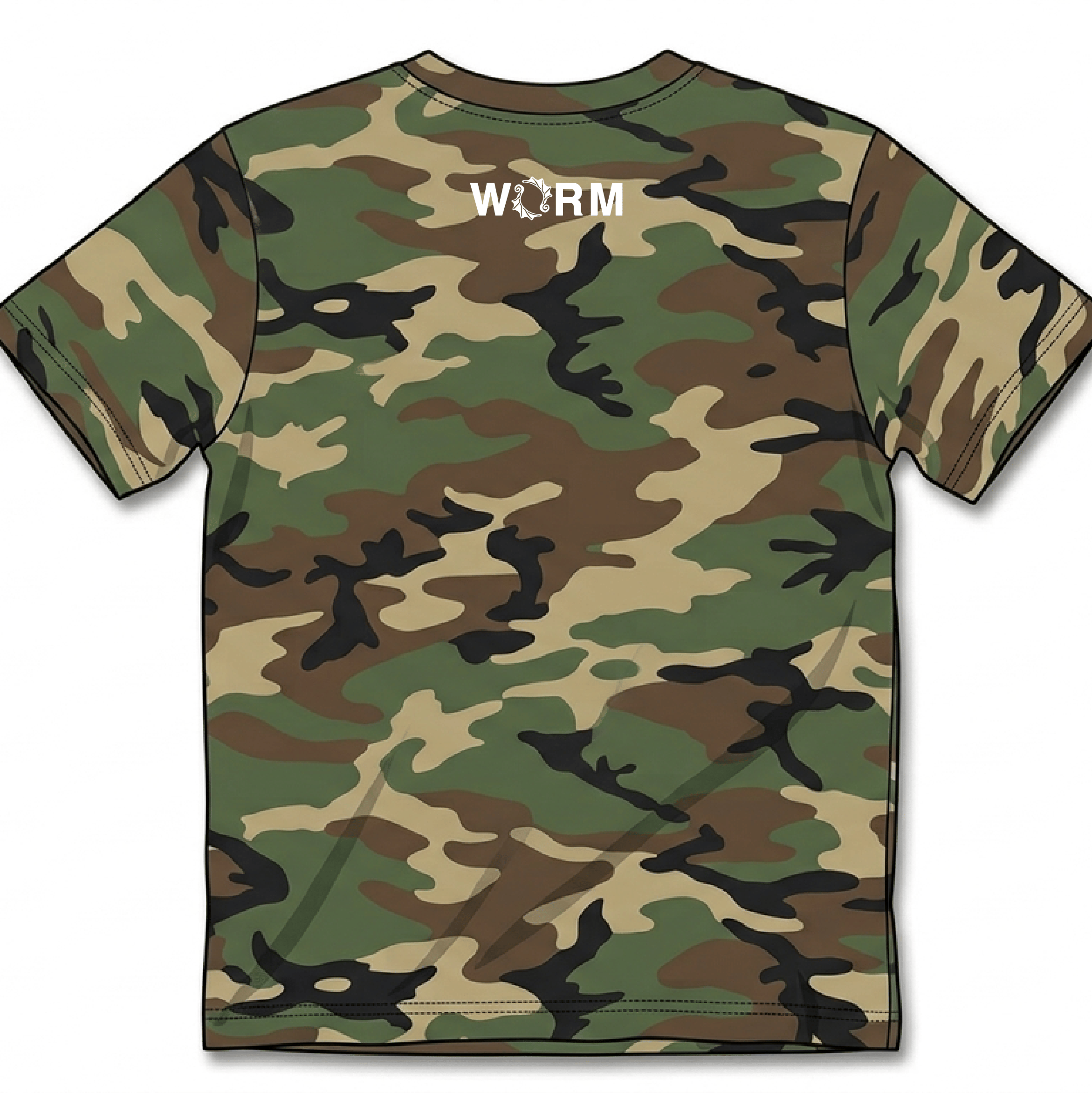 チケット+ WORM OSAKA 5th ANNIVERSARY LOGO T - shirt CAMO