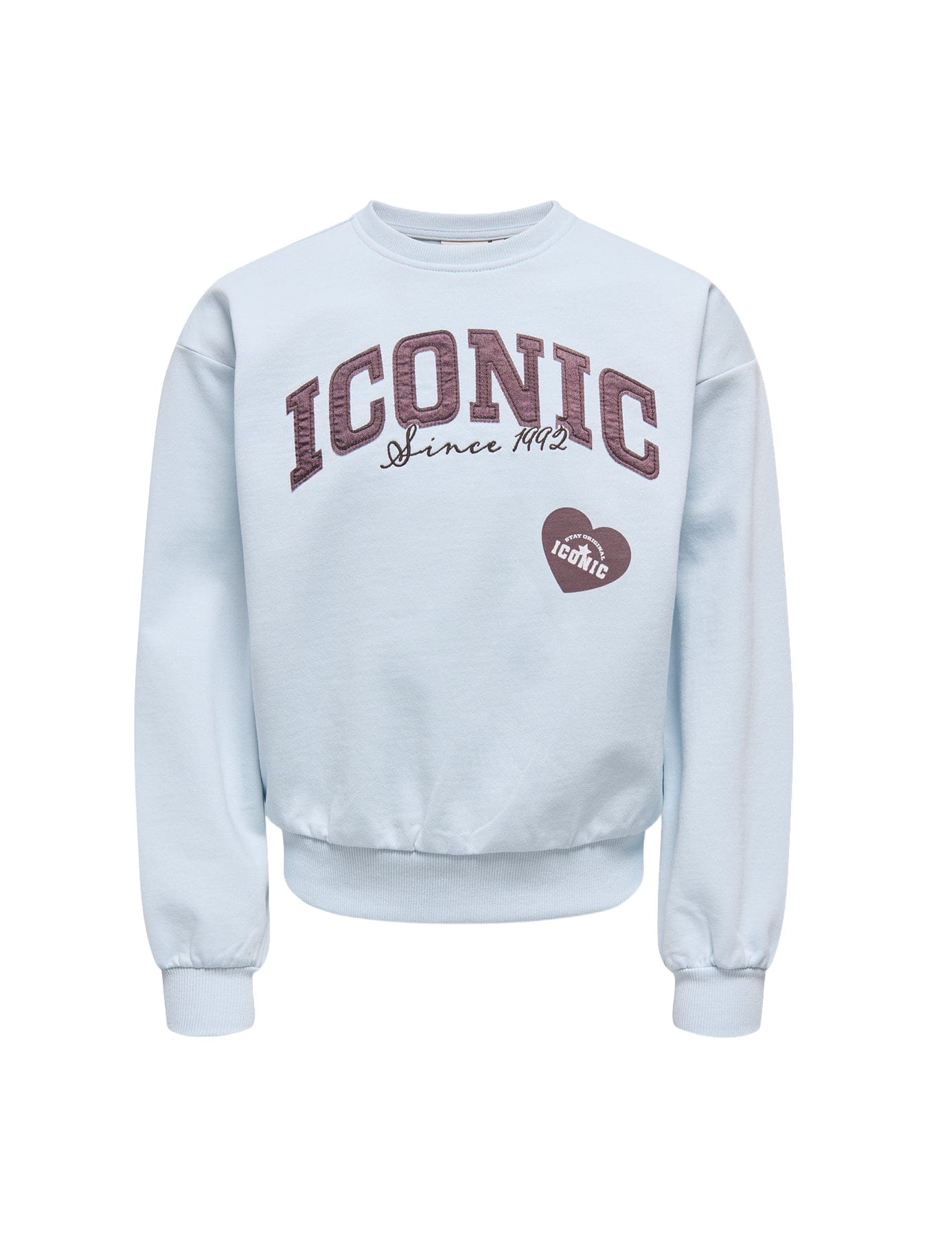 ONLY Kids' Naomie Printed Sweatshirt Blue