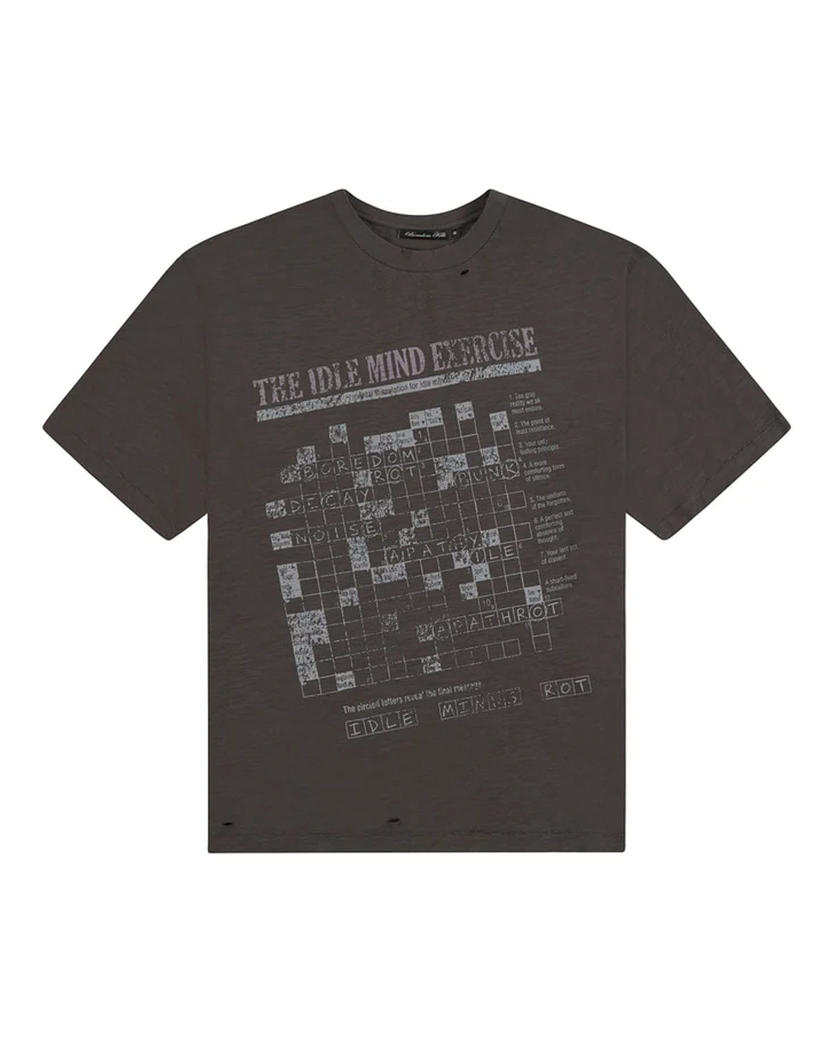 Boredom Kills Scramble T-Shirt Black