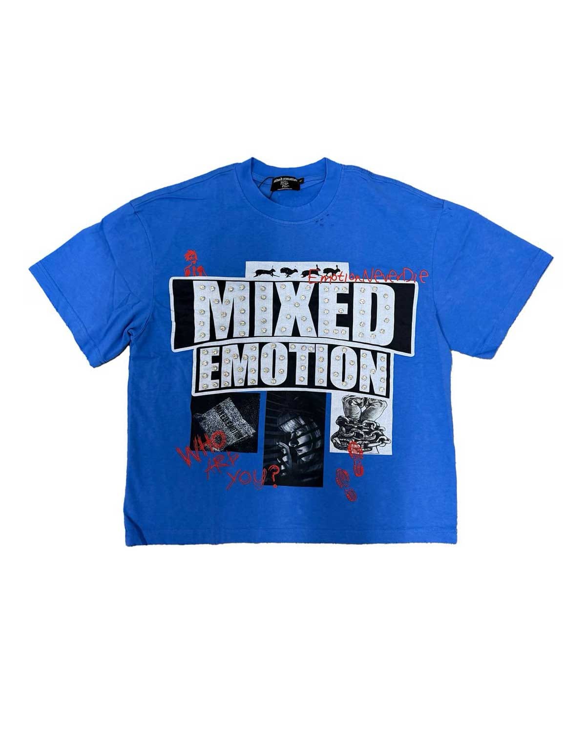 Mixed Emotions Lost Identity T-Shirt Blue