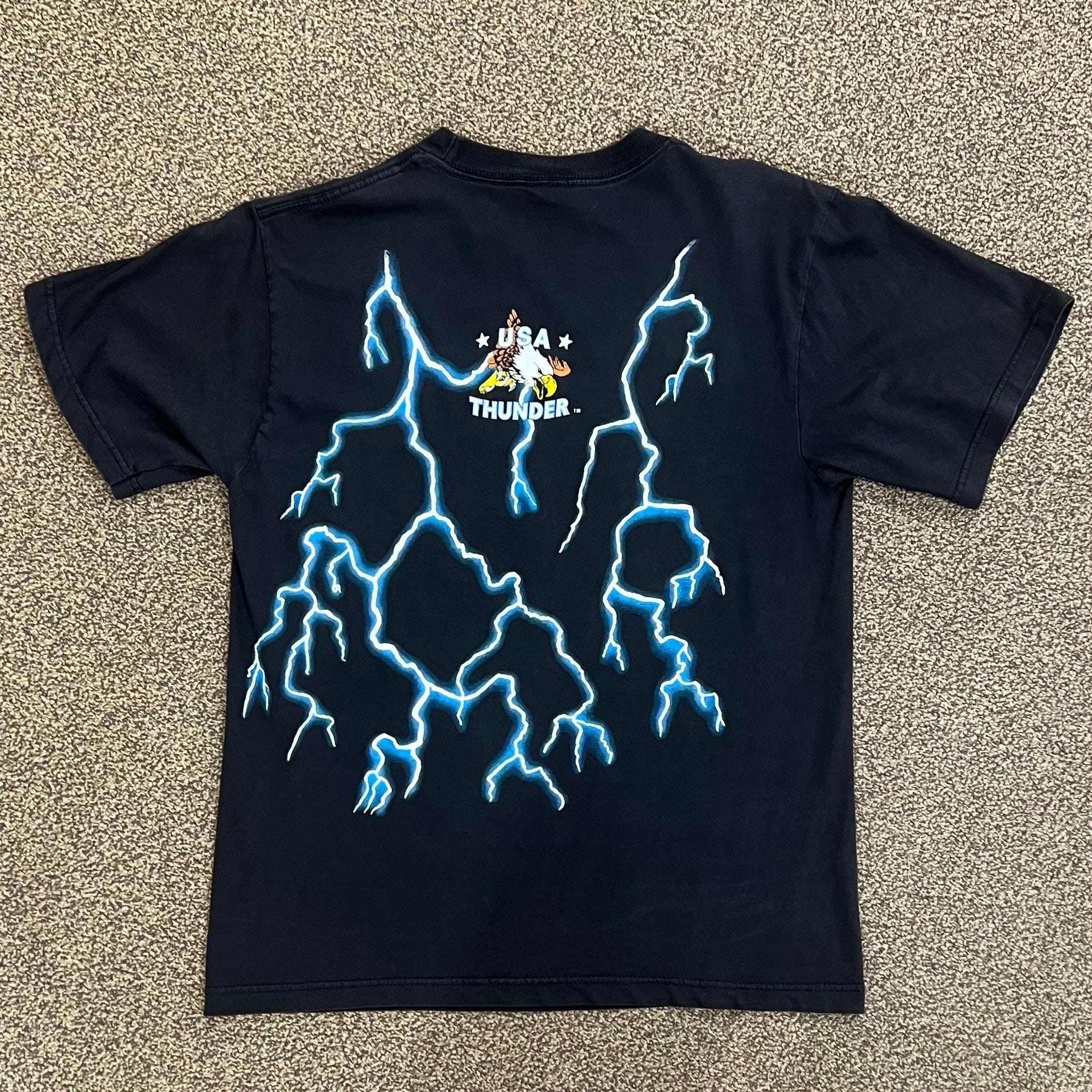 Vintage US Thunder Chief Eagle Wolf T-Shirt