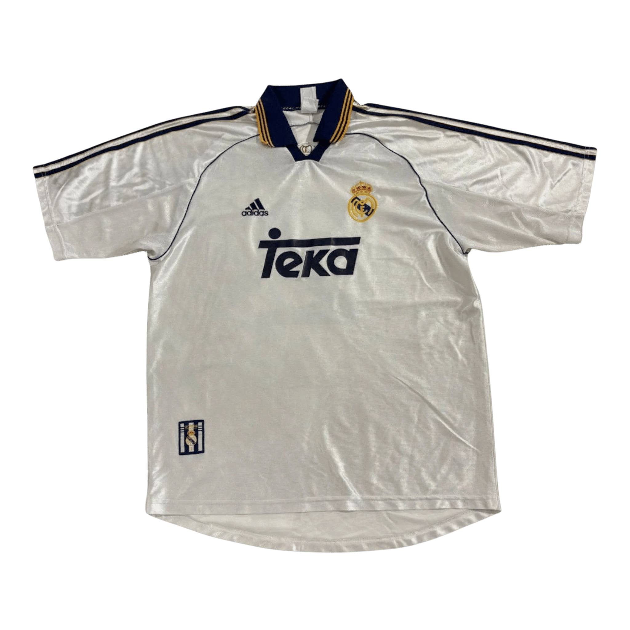 Vintage Adidas Real Madrid White M.SALGADO Jersey