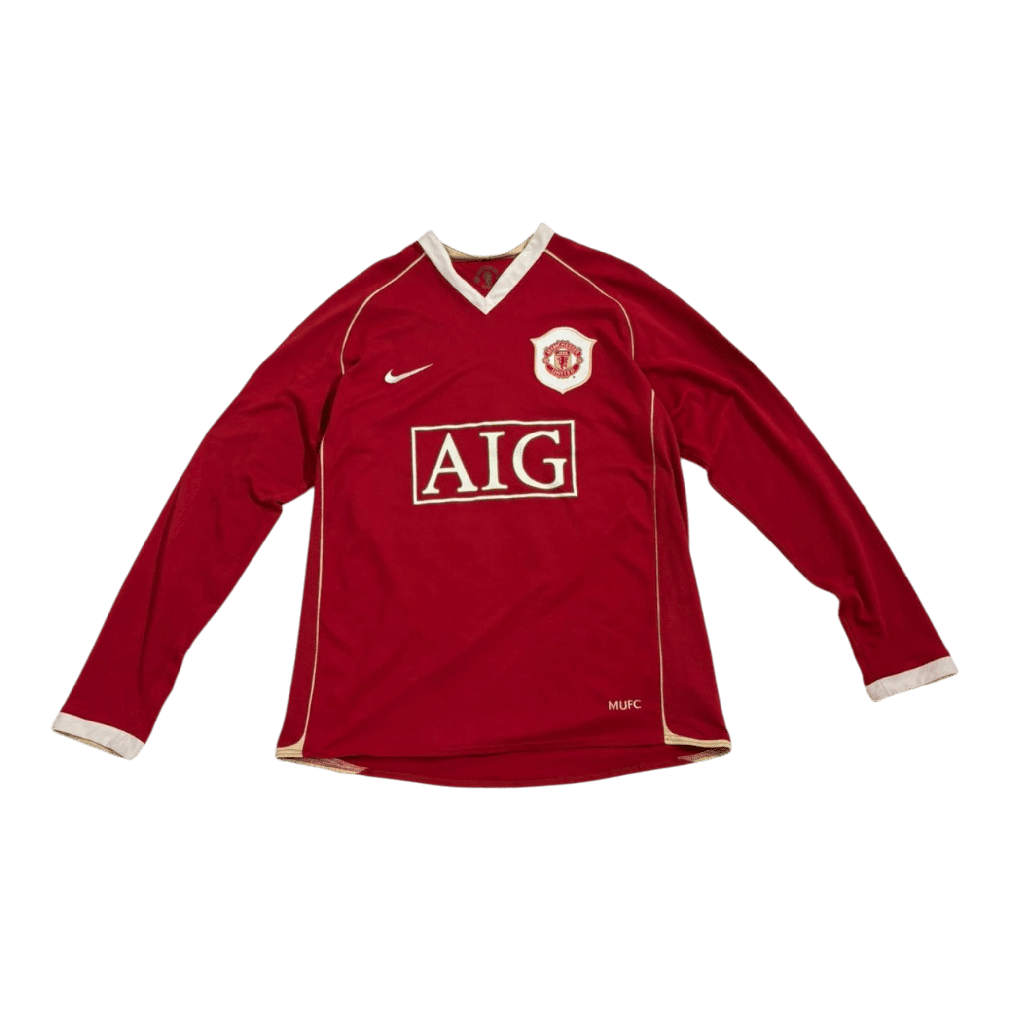 Vintage Nike Manchester Longsleeve Ronaldo Jersey