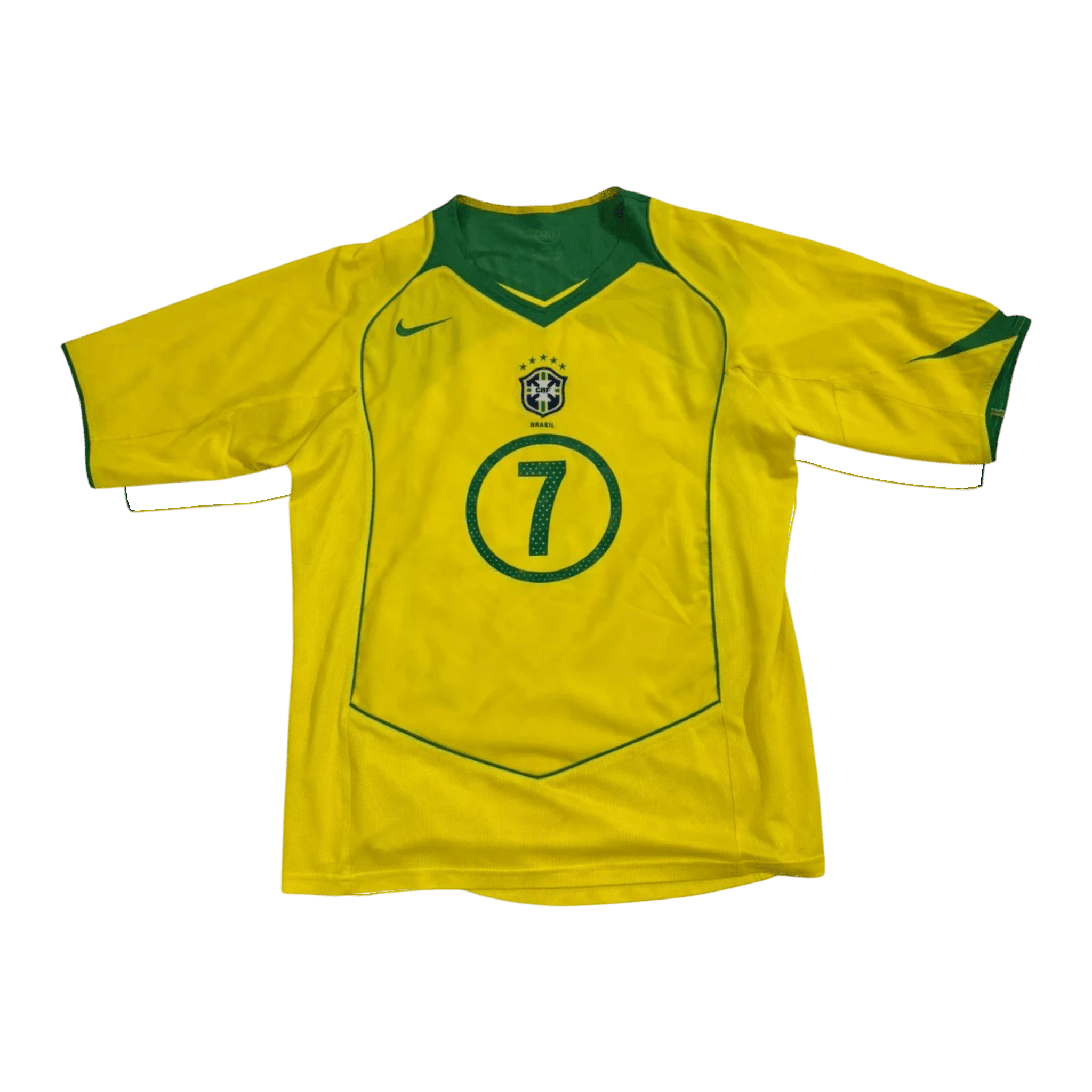 Vintage Nike Brazil Yellow Ronaldinho Jersey