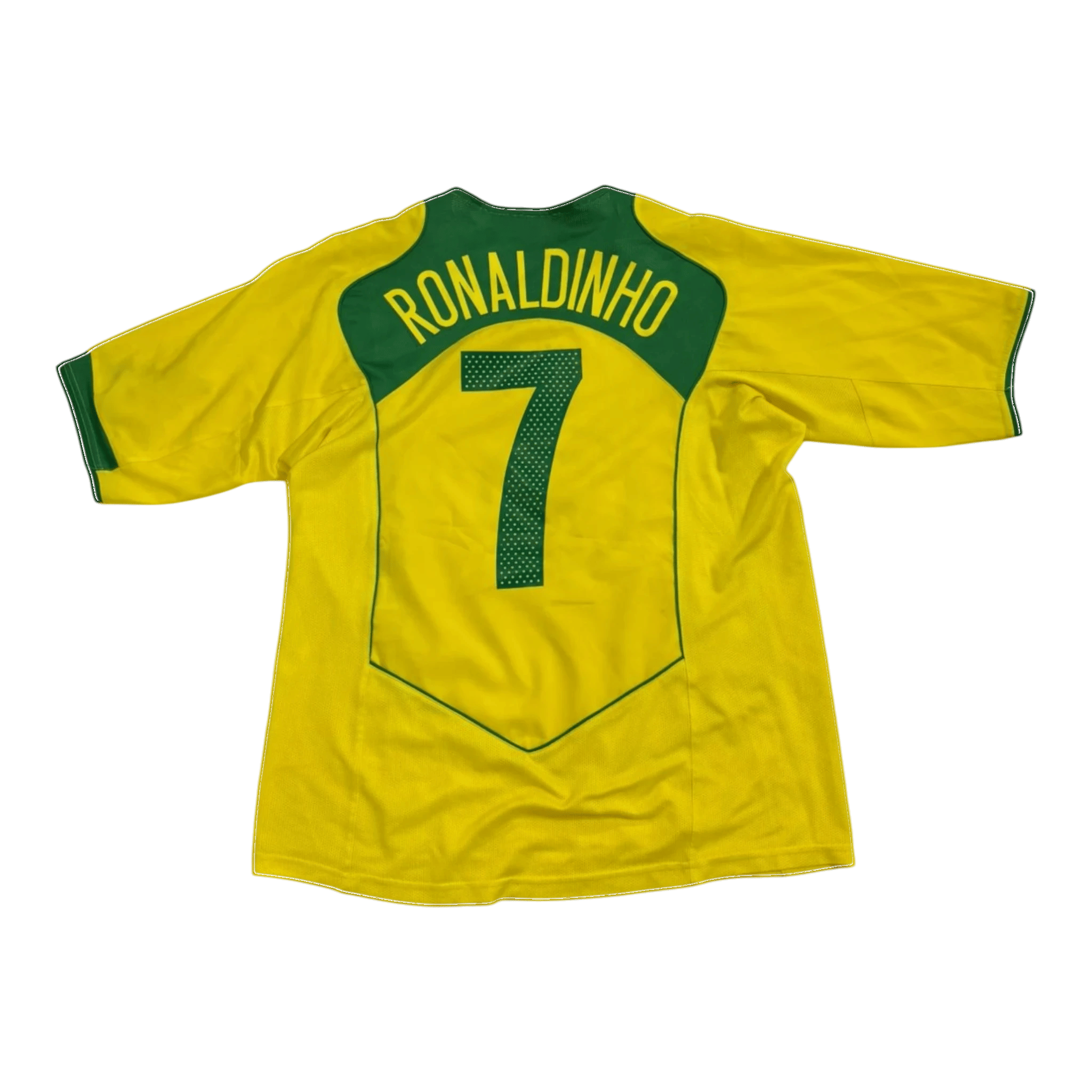 Vintage Nike Brazil Yellow Ronaldinho Jersey