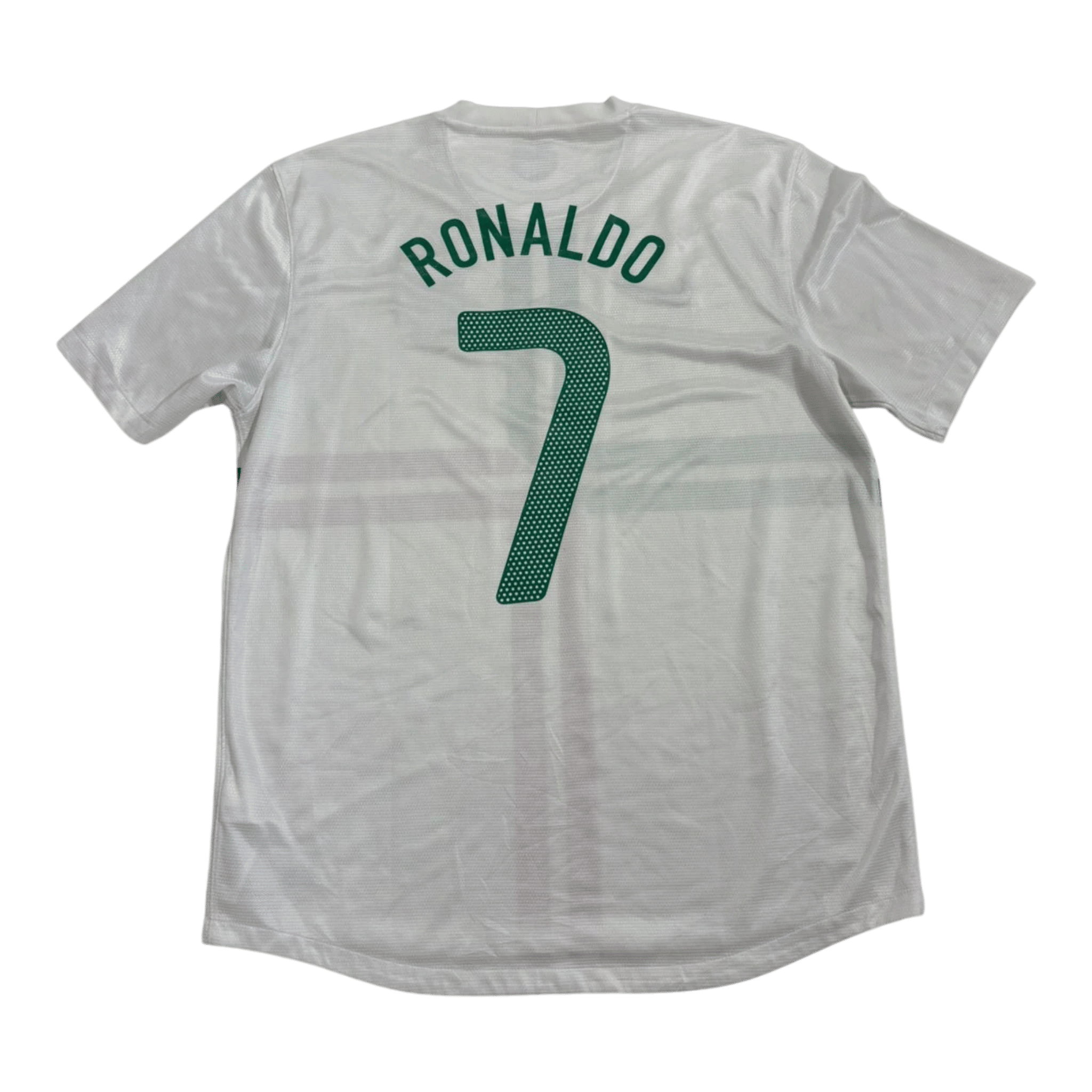 Vintage Nike Portugal White/Green Ronaldo Jersey