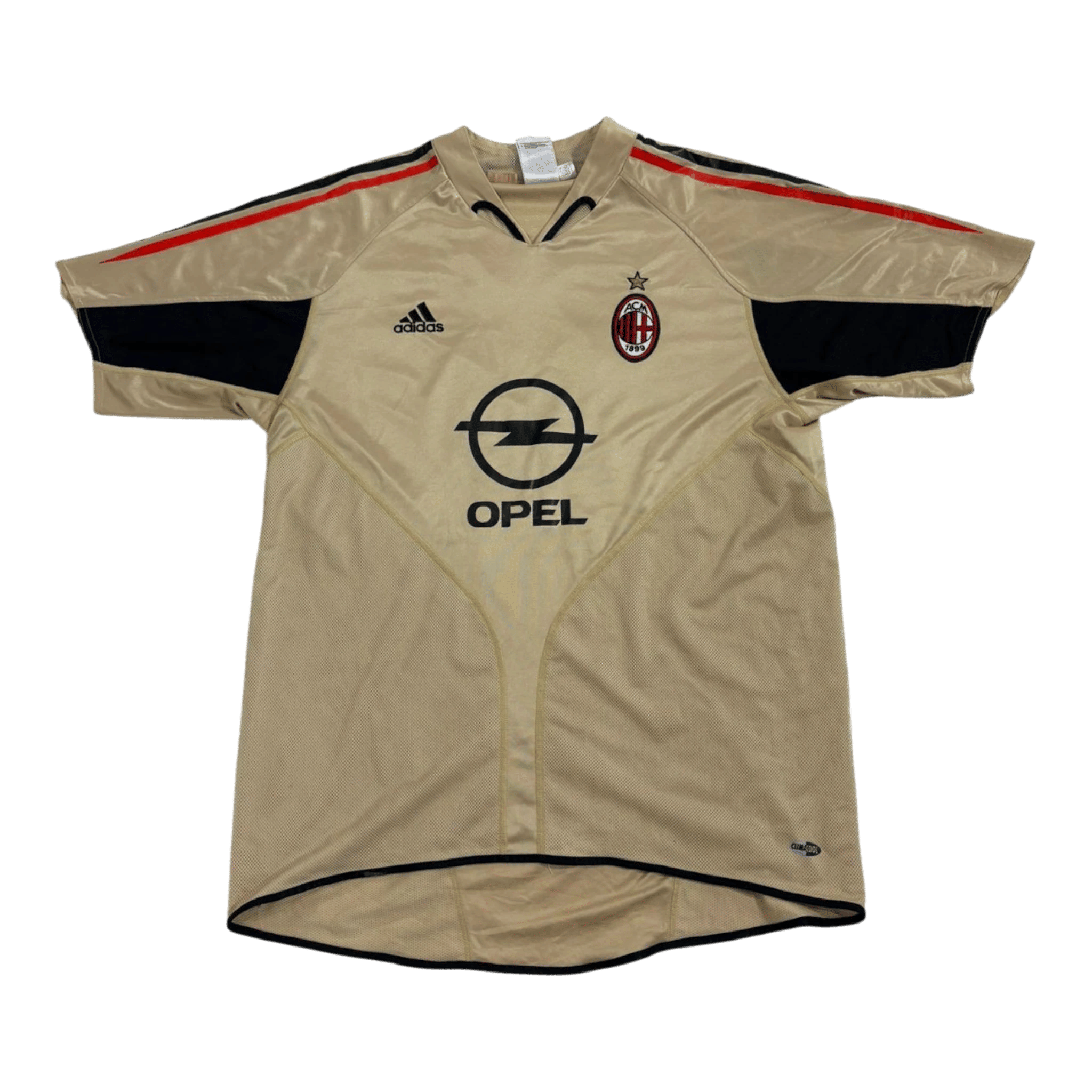 Vintage Adidas Ac Milan Kaka Gold Jersey