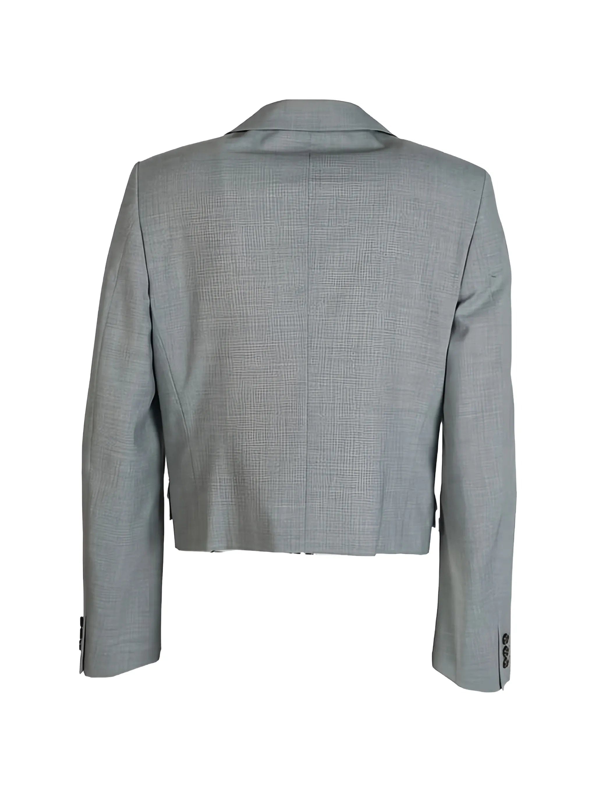 Comme des Garçons Homme Plus mélange - effect single - breasted blazer
