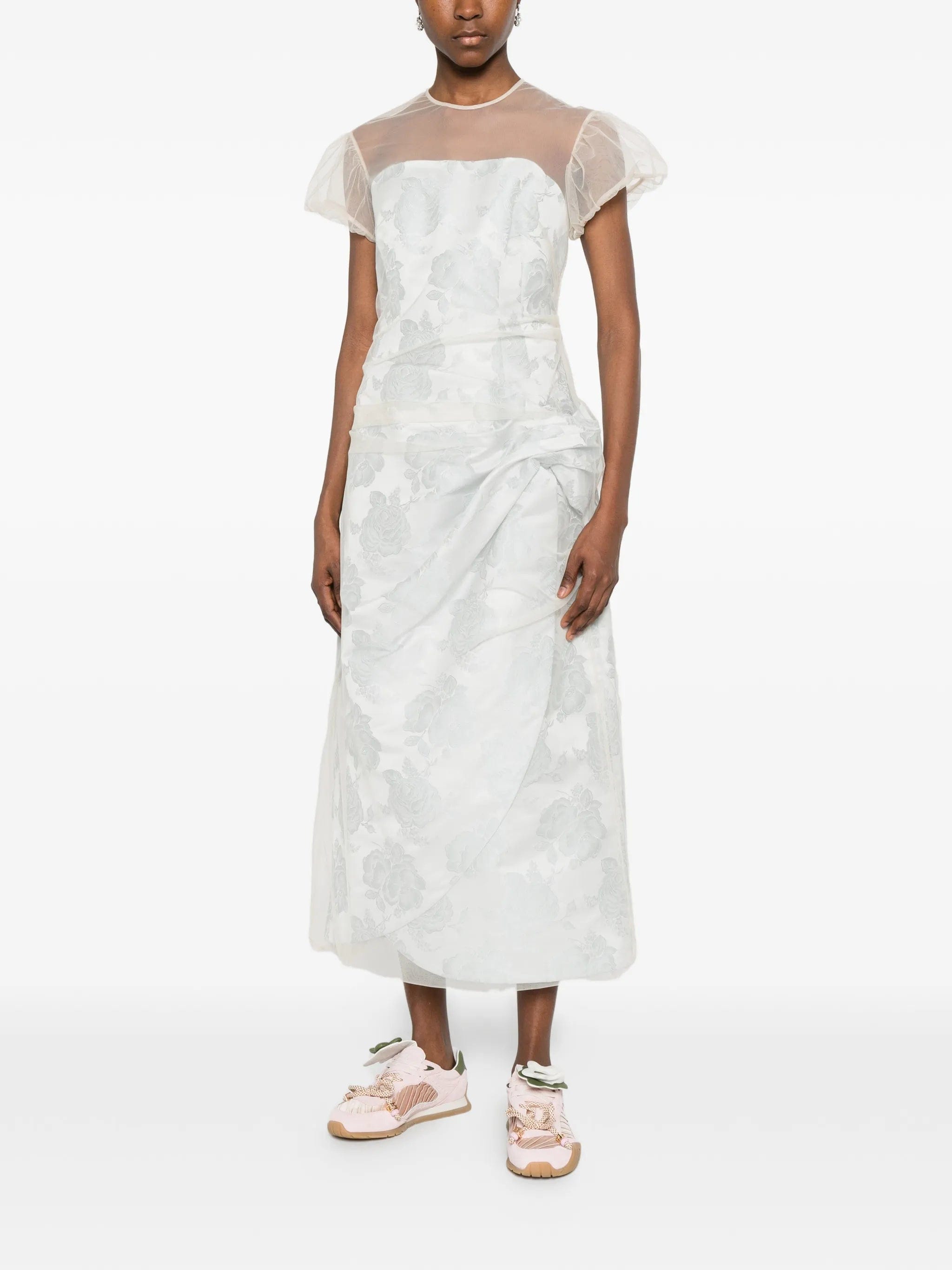 Simone Rocha layered gathered midi dress