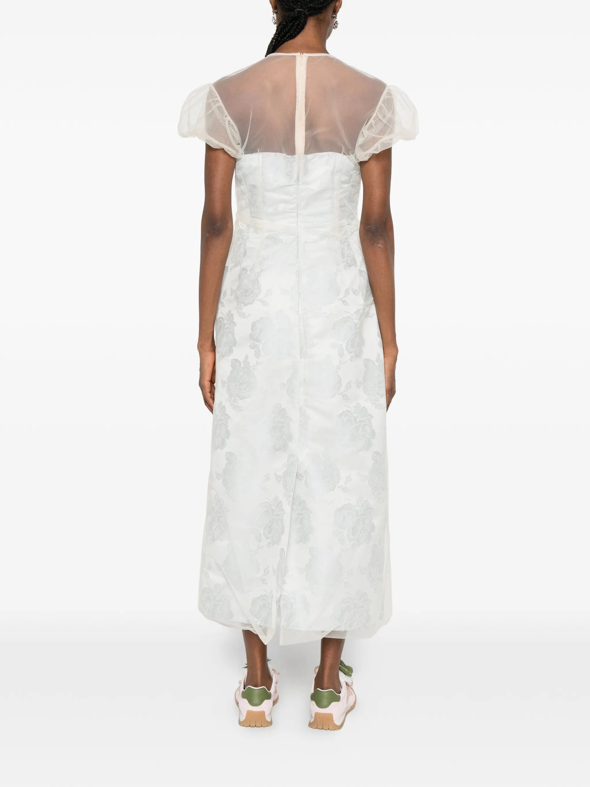 Simone Rocha layered gathered midi dress