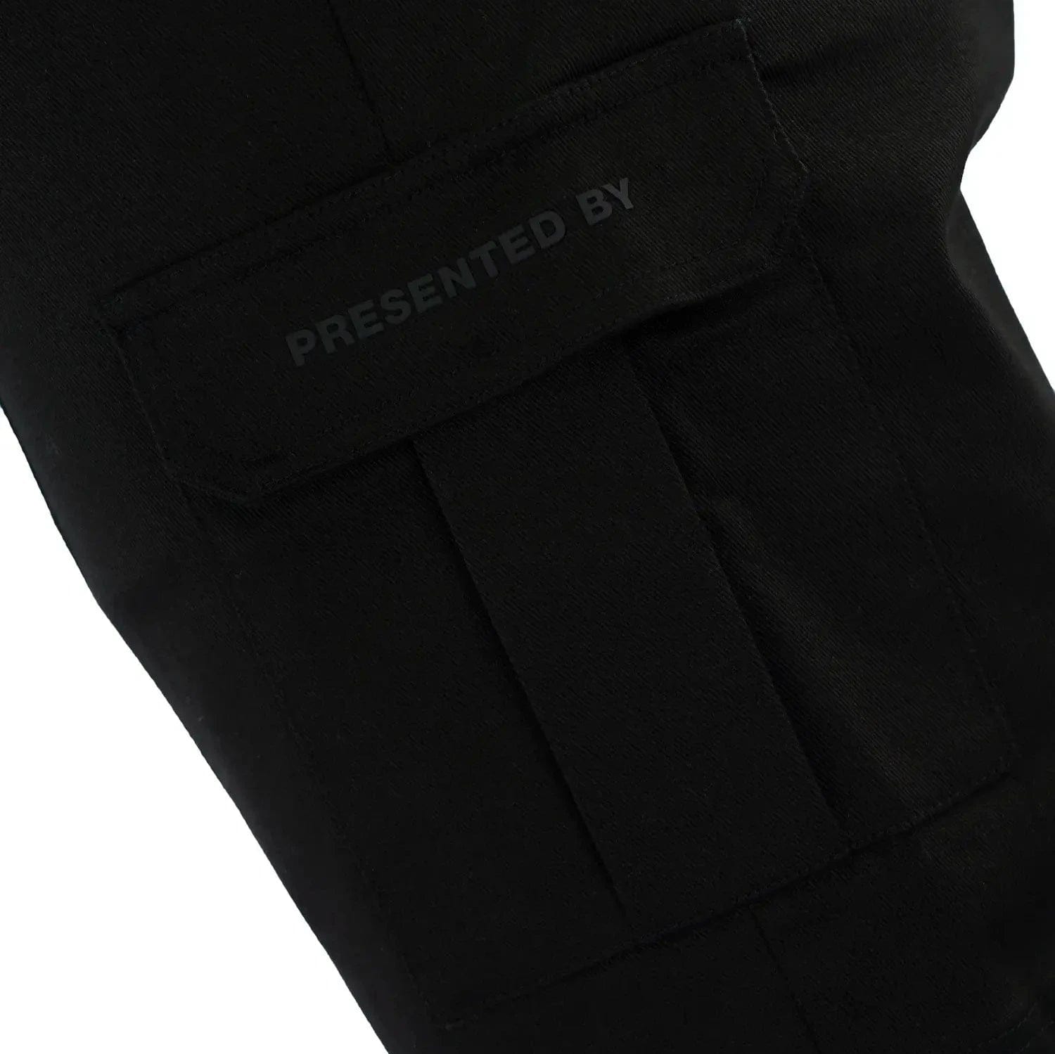 Presentedbyglobal Twill Cargo Short - Black