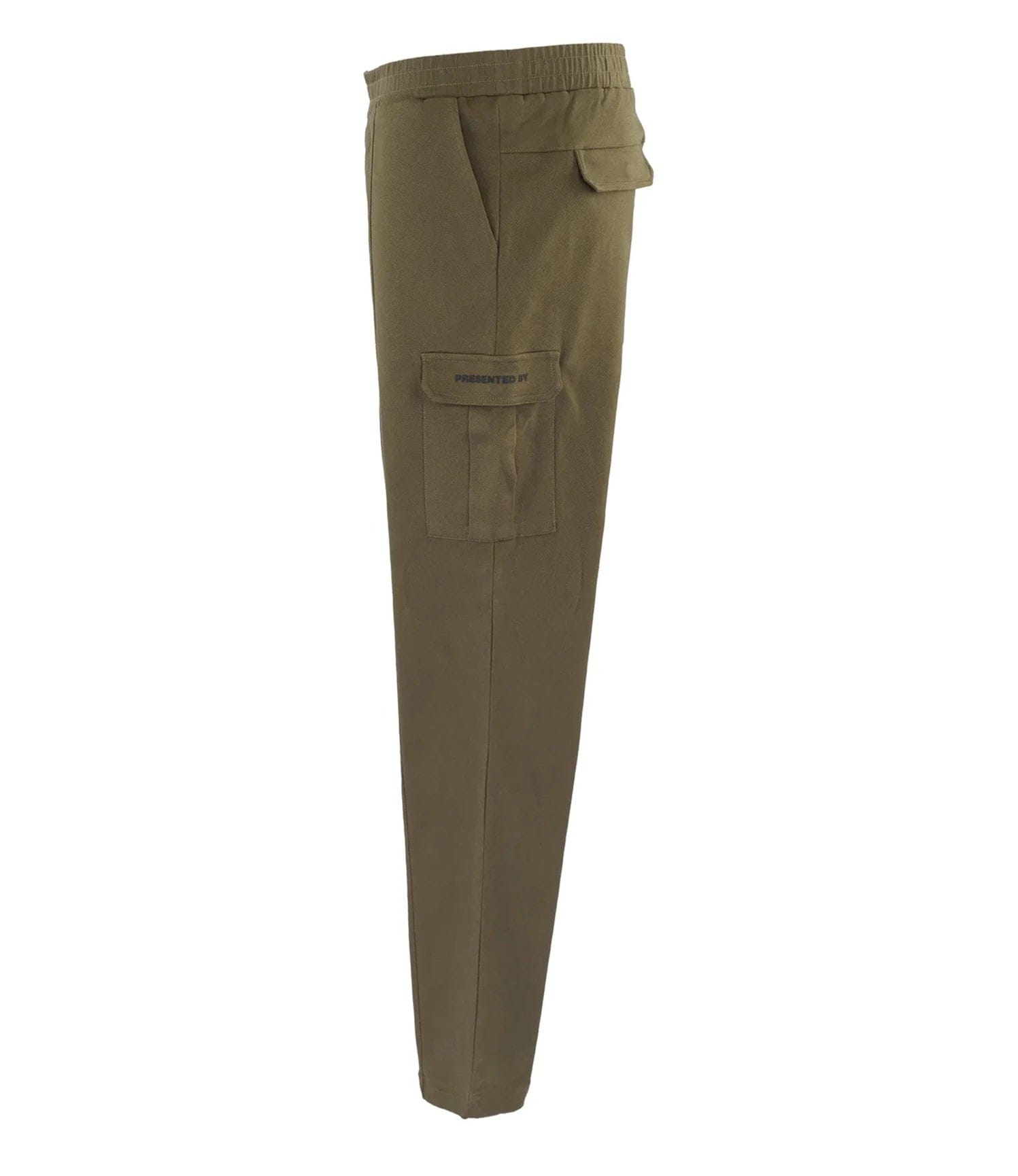 Presentedbyglobal Twill Cargo Pocket Pant - Khaki