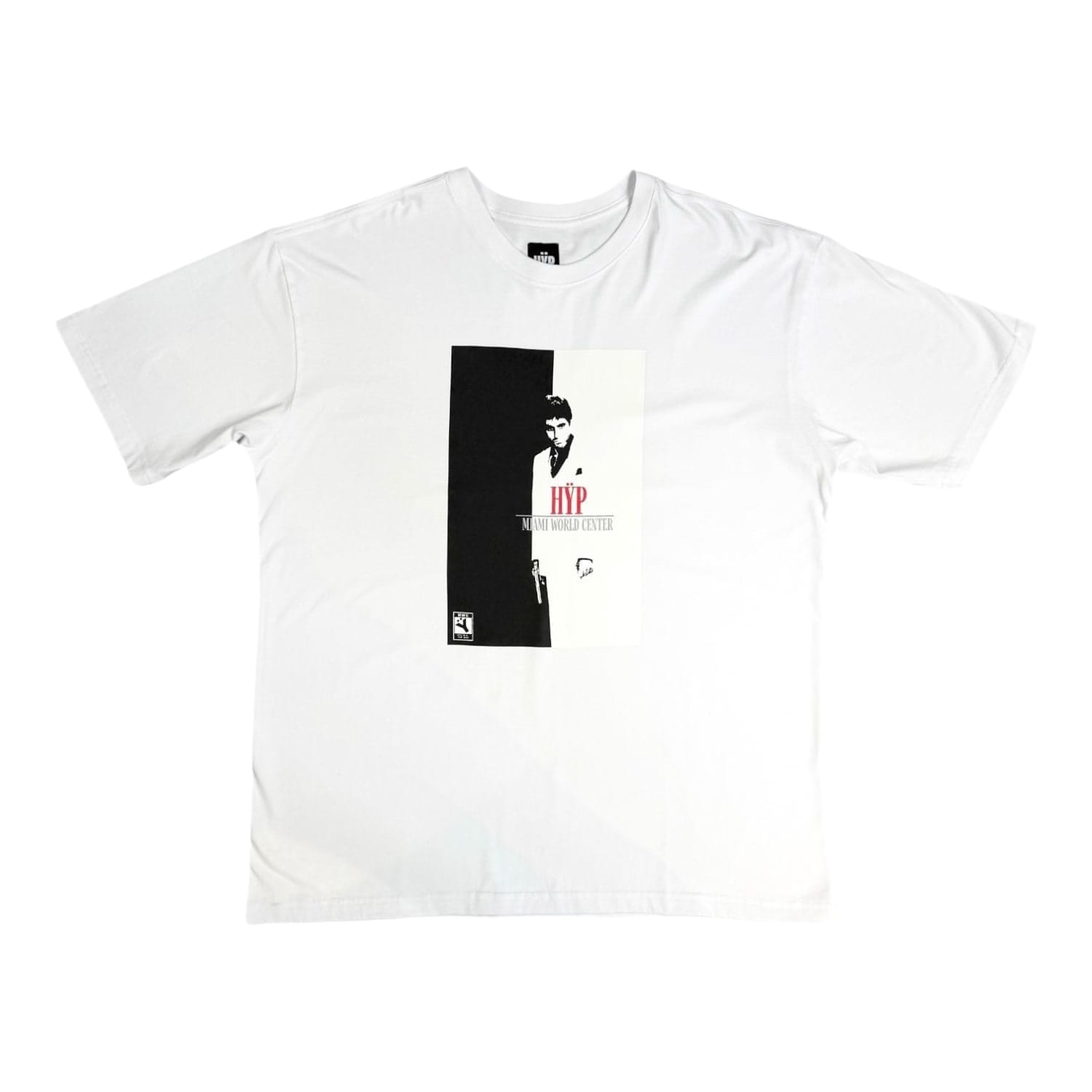 WHITE* HŸP Miami World Center Split T - Shirt White