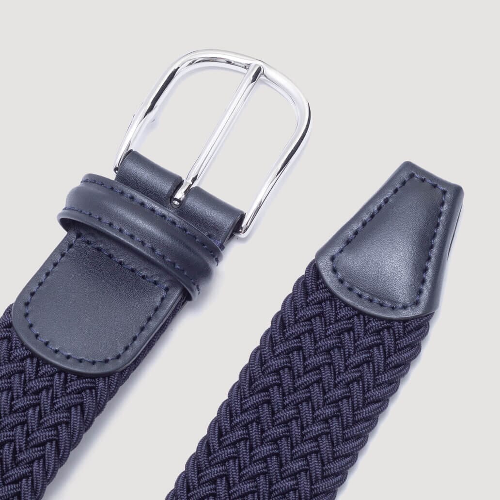 Anderson's Woven Belt - Navy