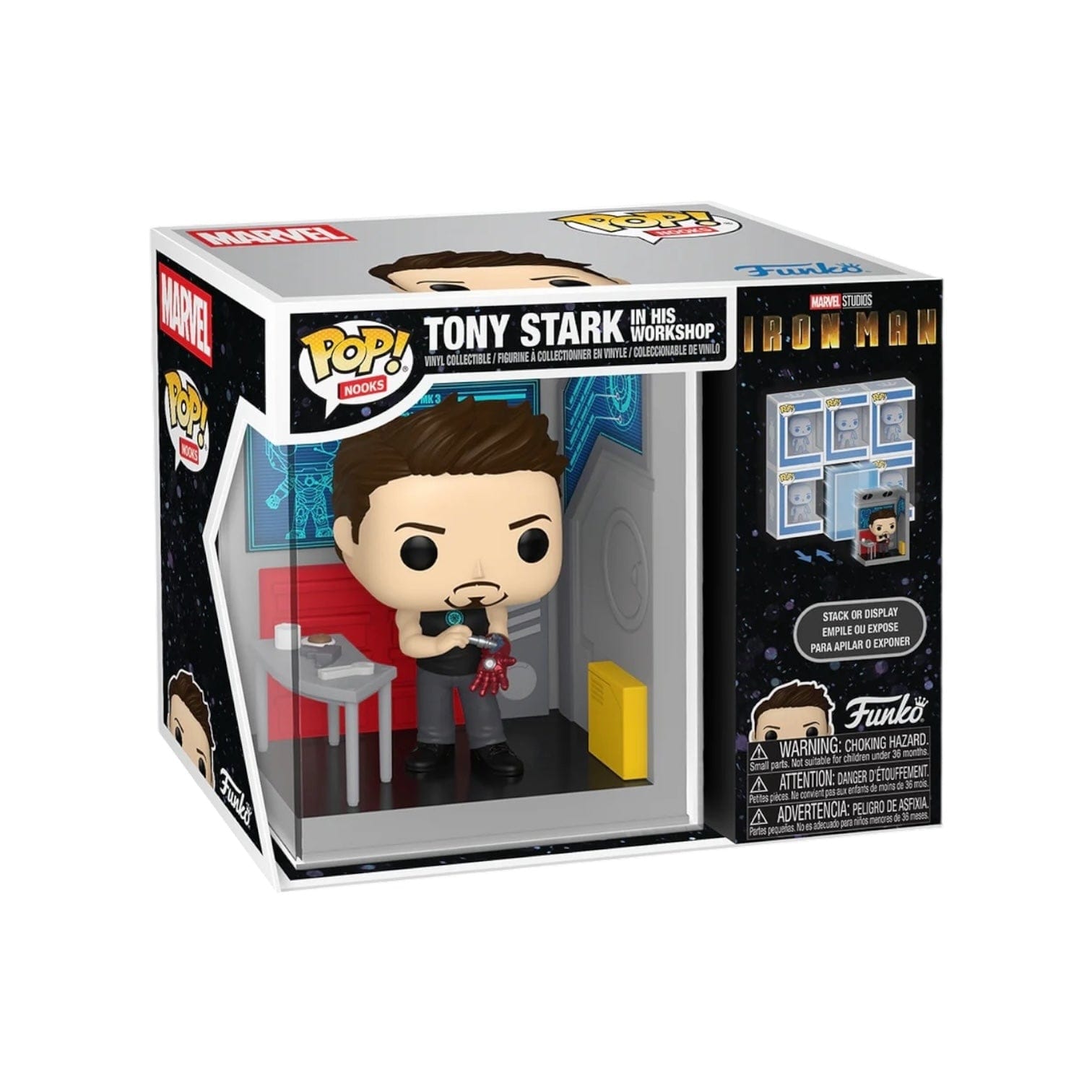 Marvel Tony Stark In Workshop Funko Nooks Pop! - Iron Man - Marvel