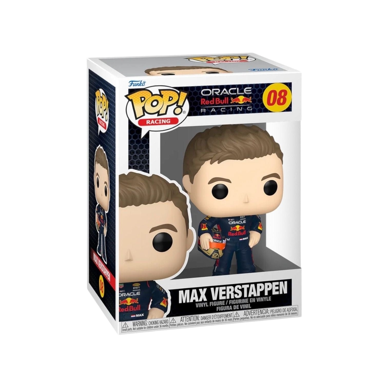 Red Bull Racing Max Verstappen #08 Funko Racing Pop! - Oracle Red Bull Racing