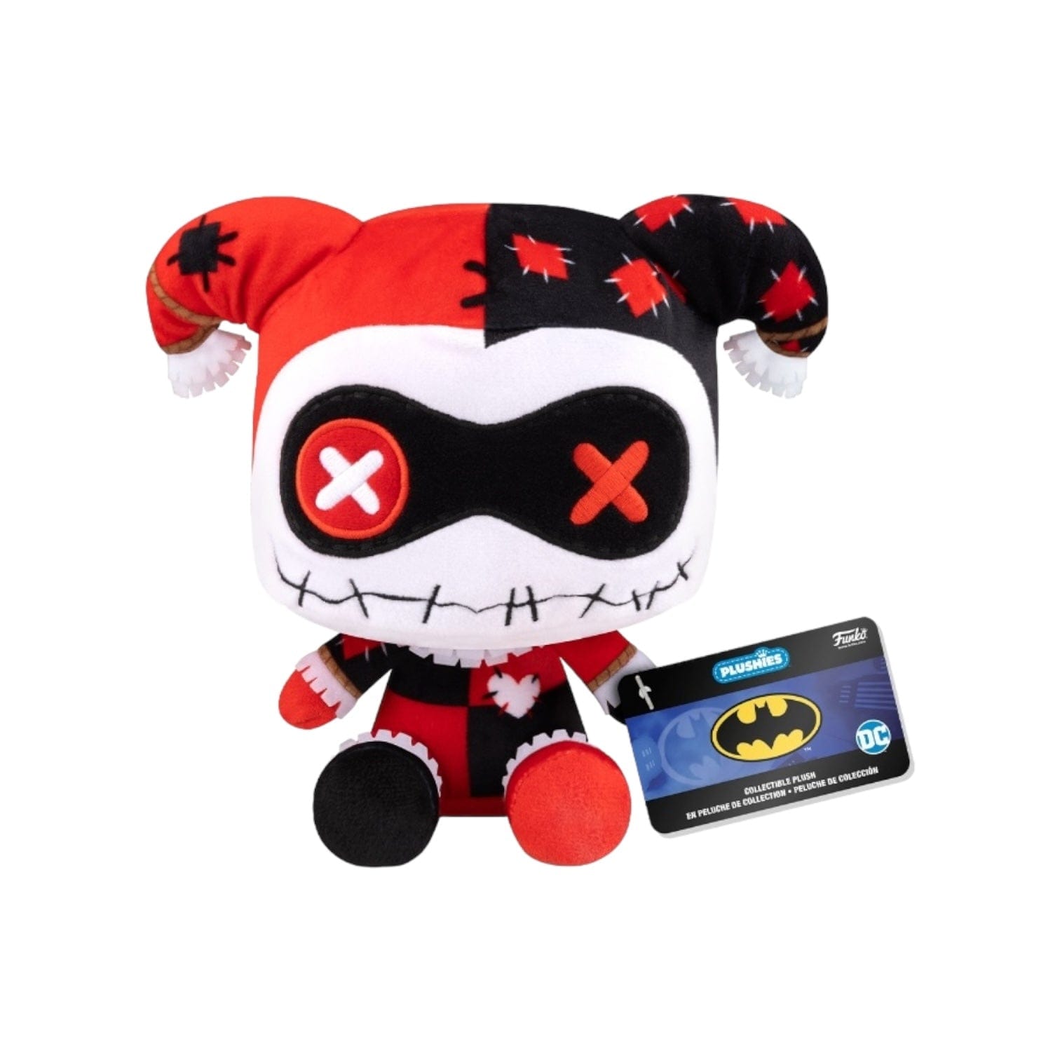 DC Comics Patchwork Harley Quinn 7" Funko Plush - DC Comics