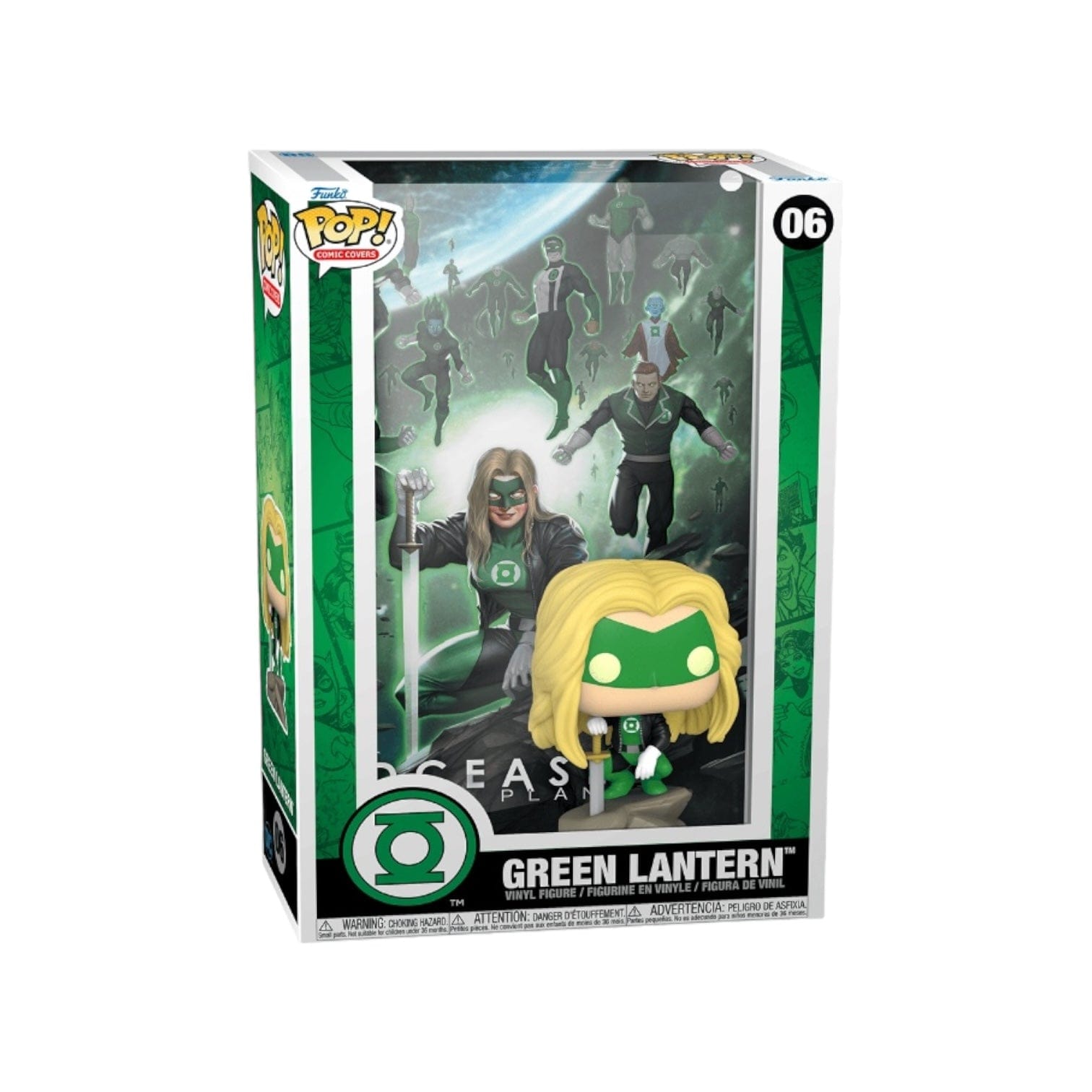 Planet Green Lantern #06 Funko Comic Cover Pop! - Dceased Dead Planet - DC Supper Heroes