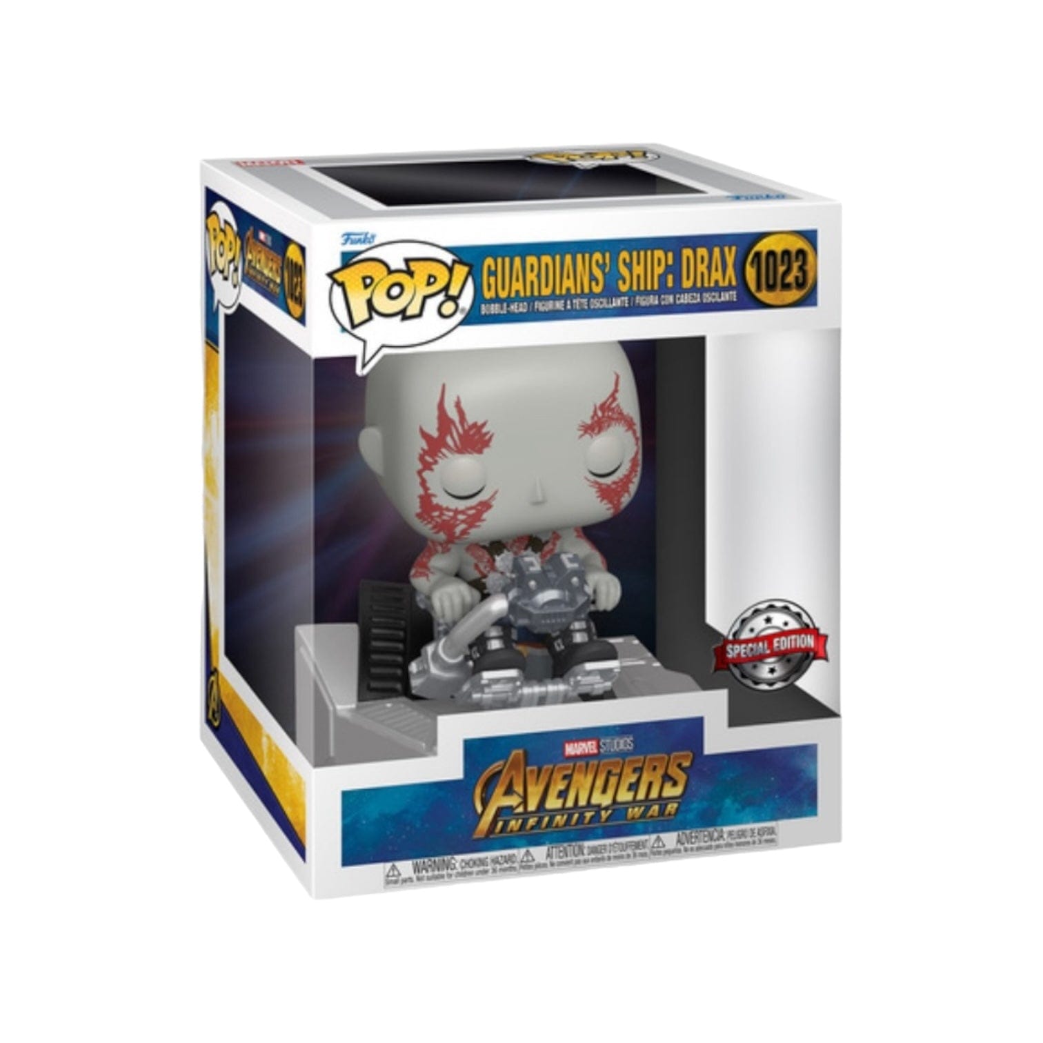 INFINITY Guardians' Ship : Drax #1023 Funko 6" Pop! - Marvel Avengers Infinity War