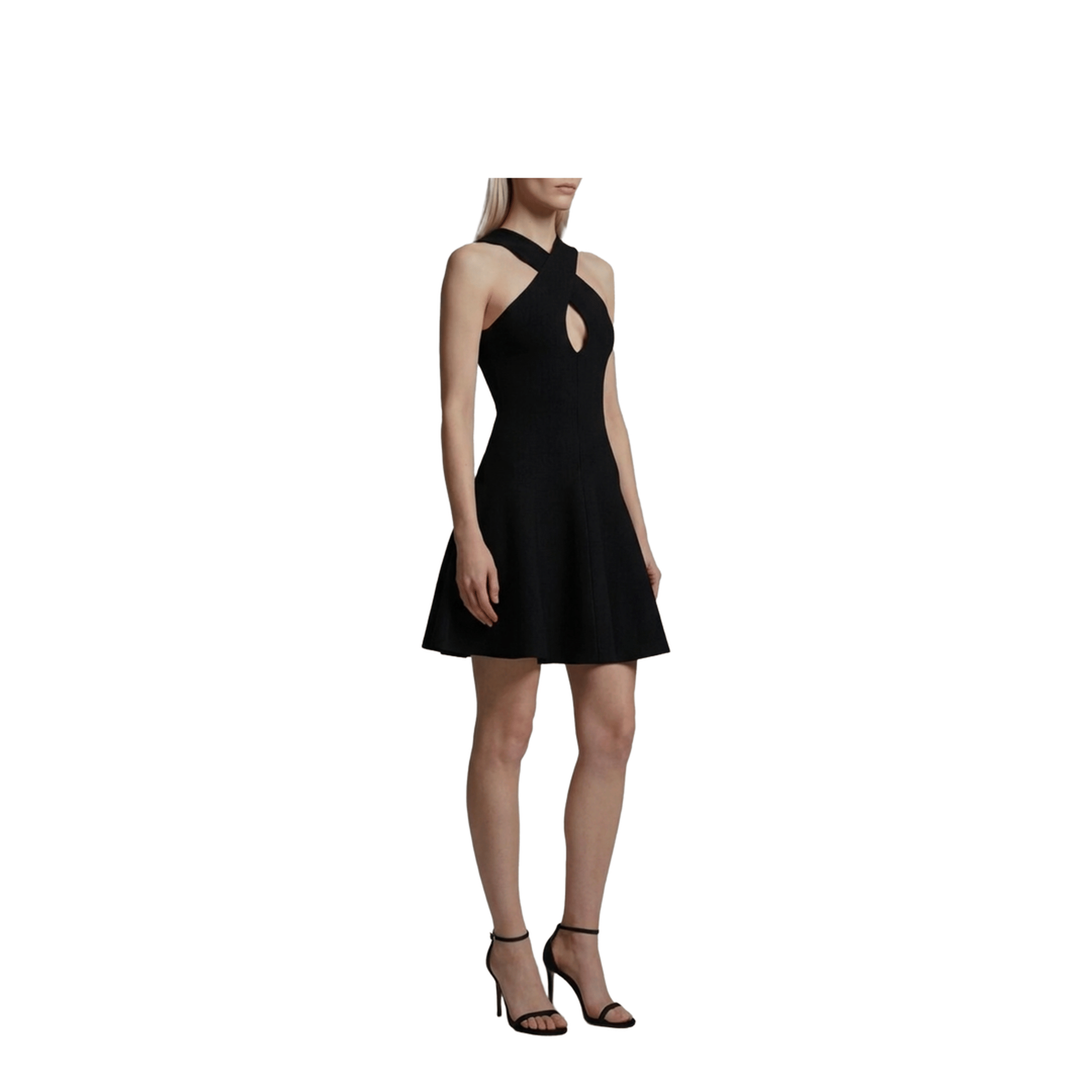 Alaia Cross - Front Knit Mini Dress