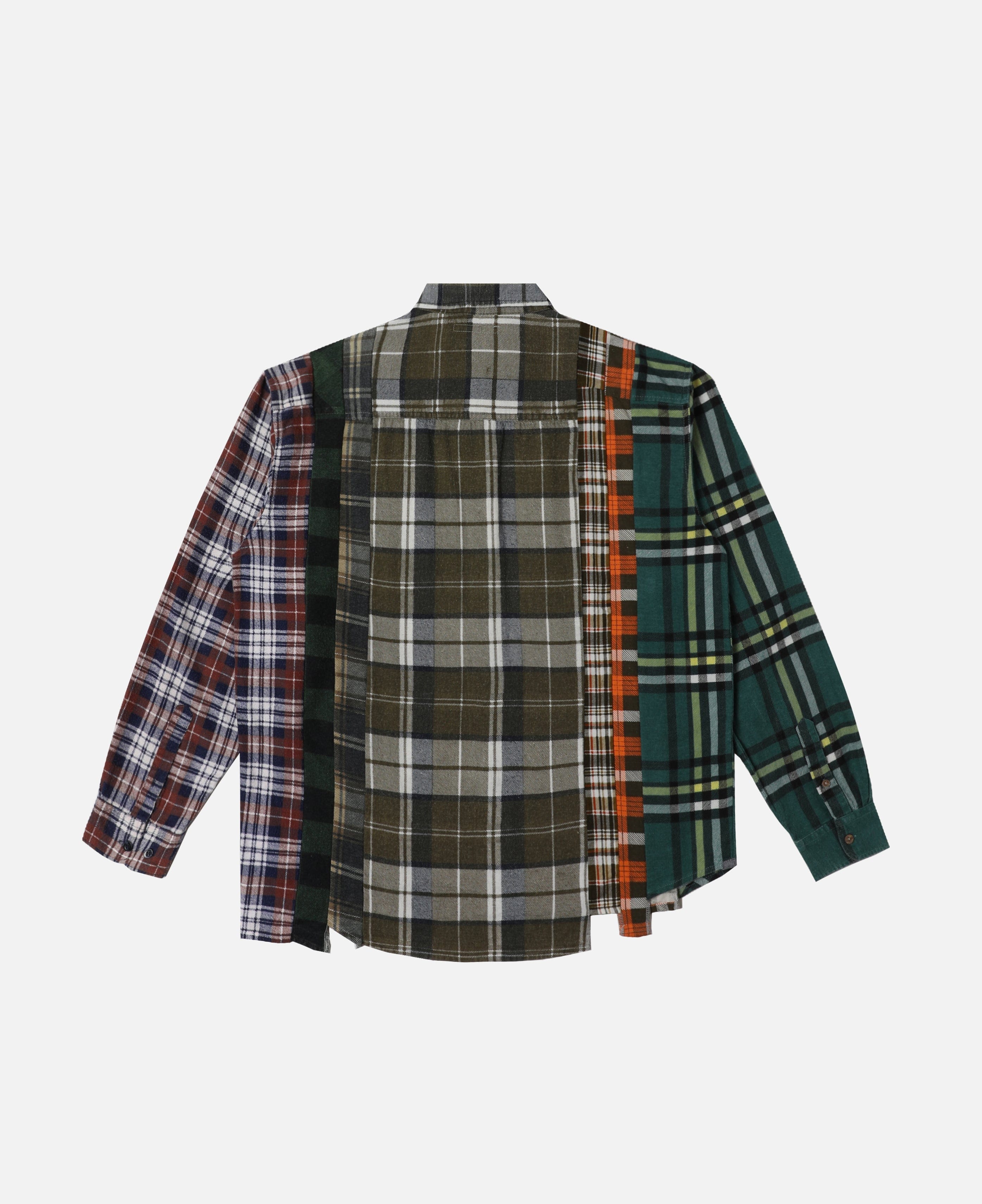 Needles Flannel Shirt - 7 Cuts Shirt (Multi) (Size M)