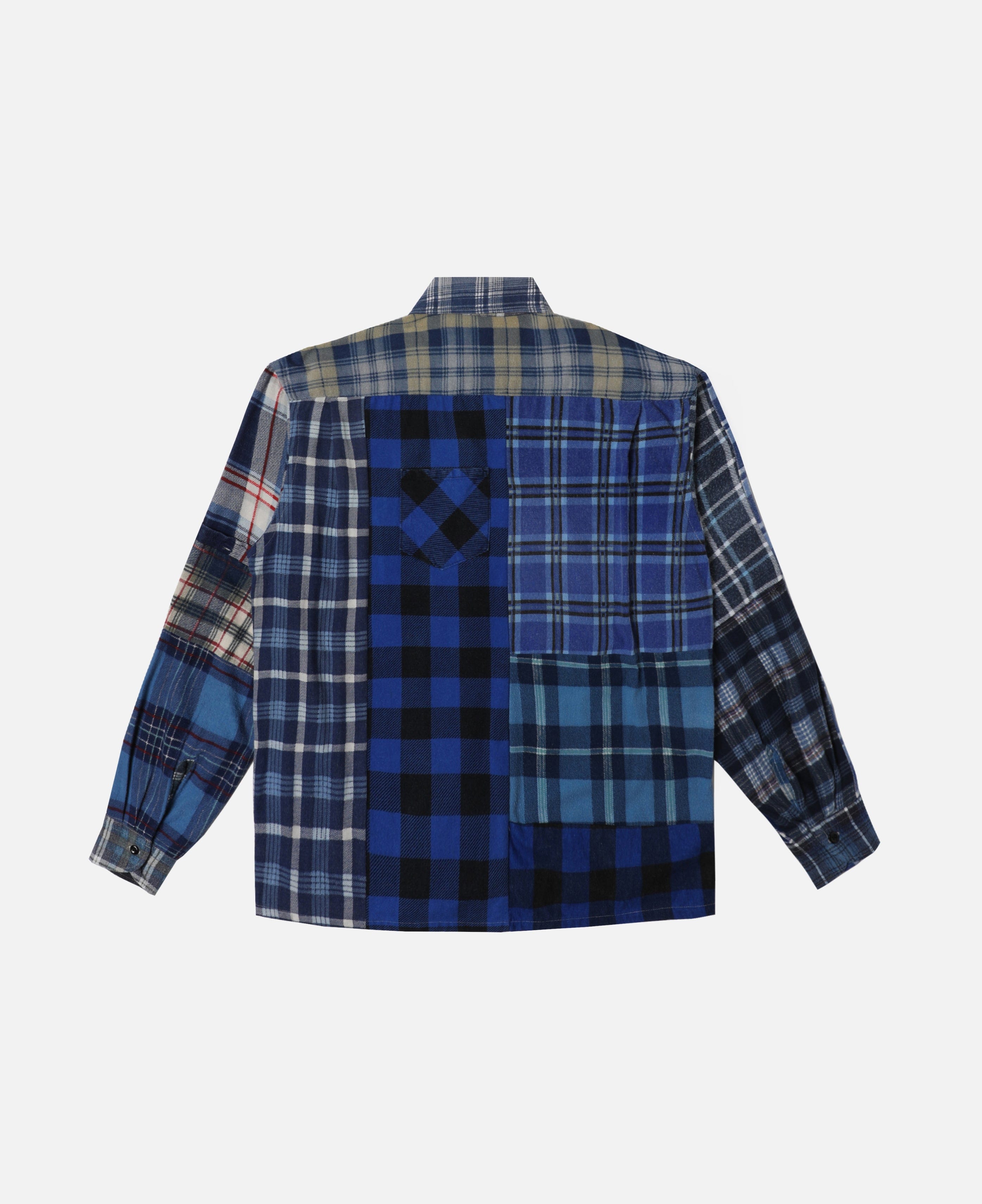 Needles Flannel Shirt - Straight Hem Shirt (Multi) (Size S)